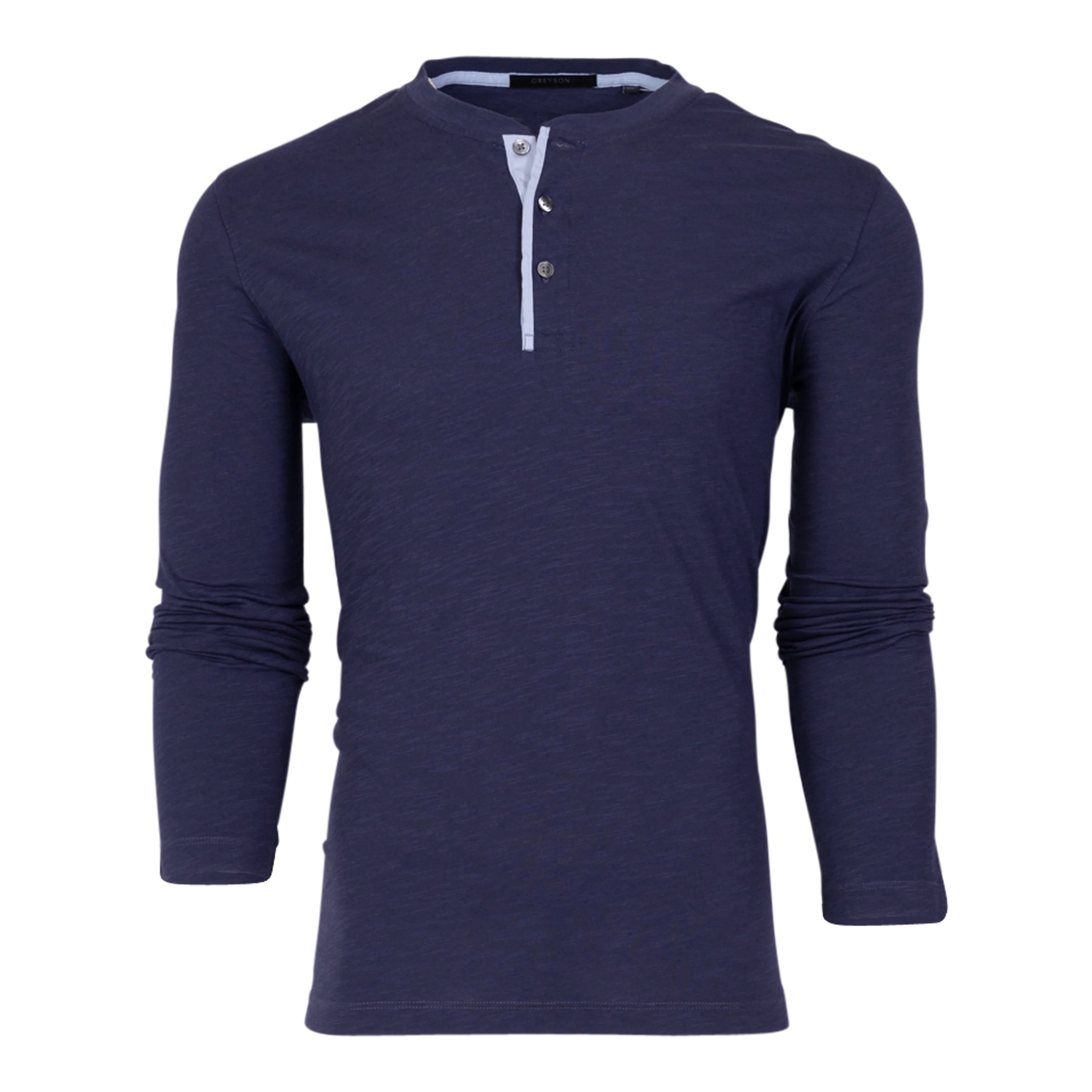 Alpha Slub Long Sleeve Henley - Image 4