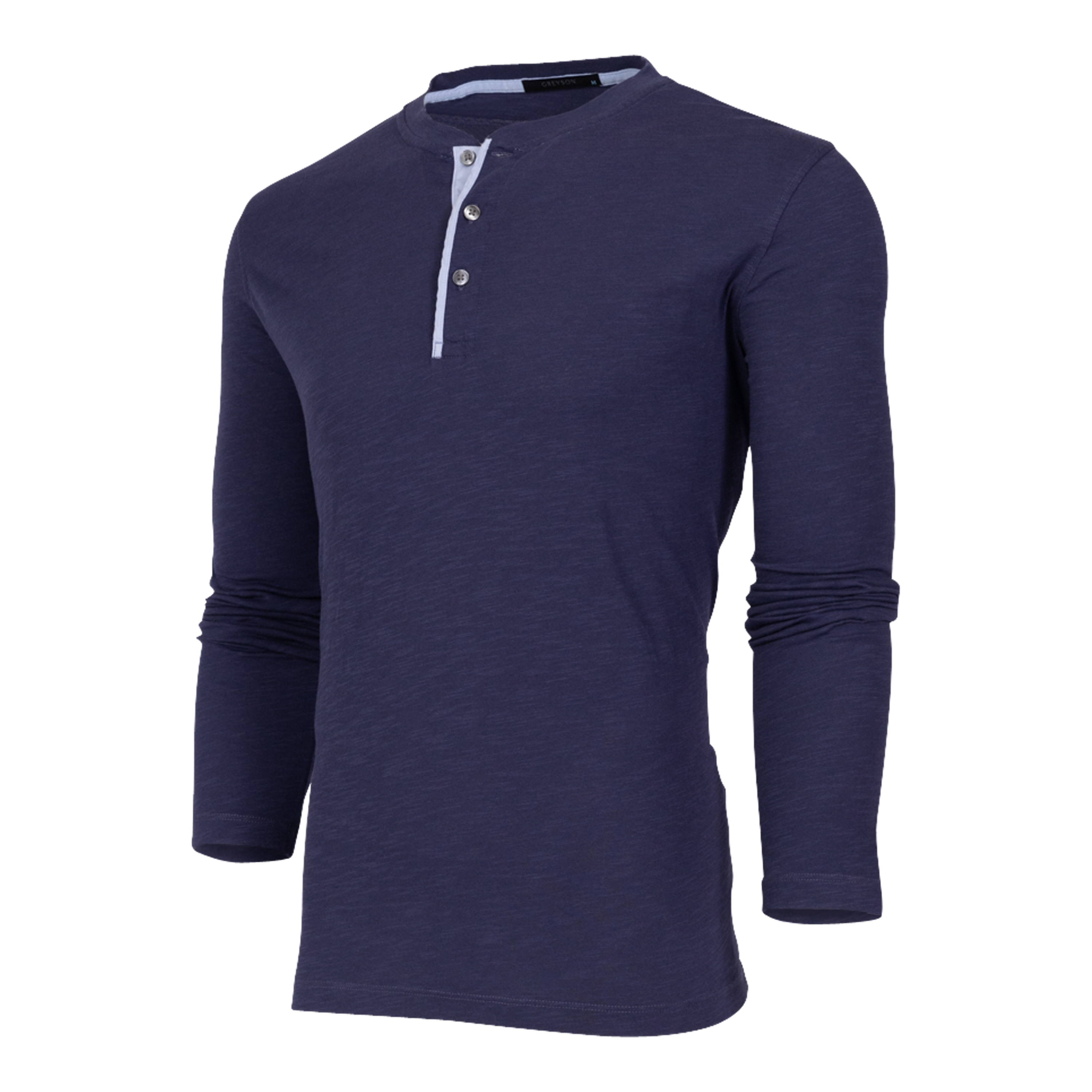Alpha Slub Long Sleeve Henley - Image 5