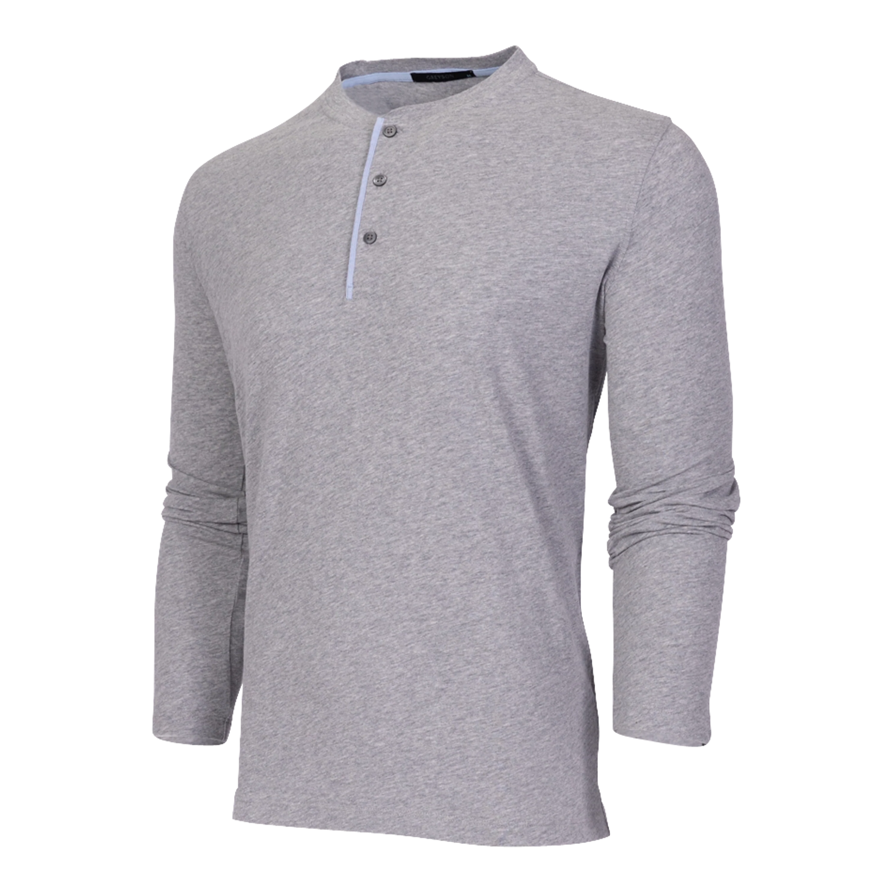 Alpha Slub Long Sleeve Henley - Image 7