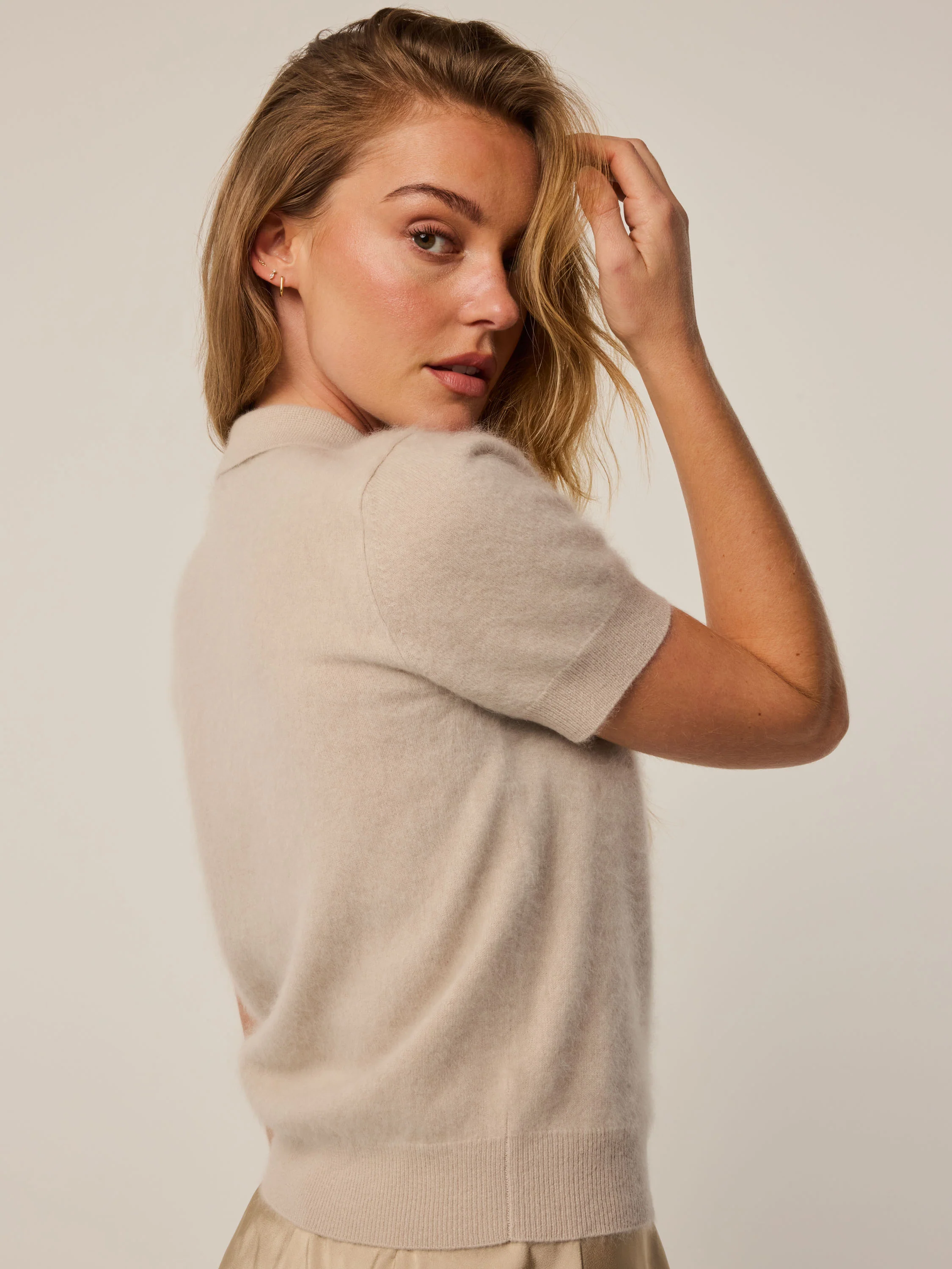 Bardot Brushed Short Sleeve Sweater - Image 2