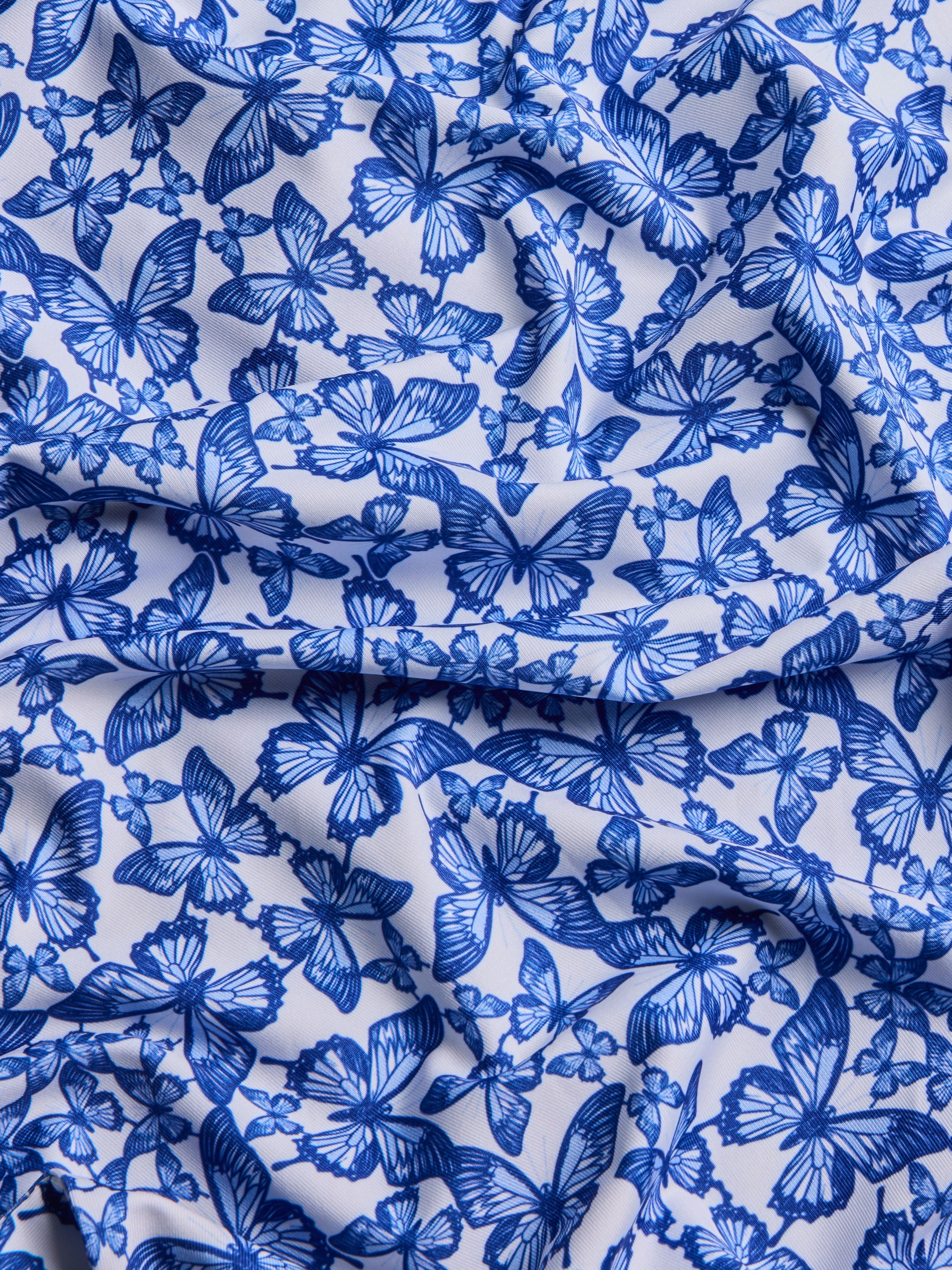 Blue Migration Short Sleeve Polo - Image 5