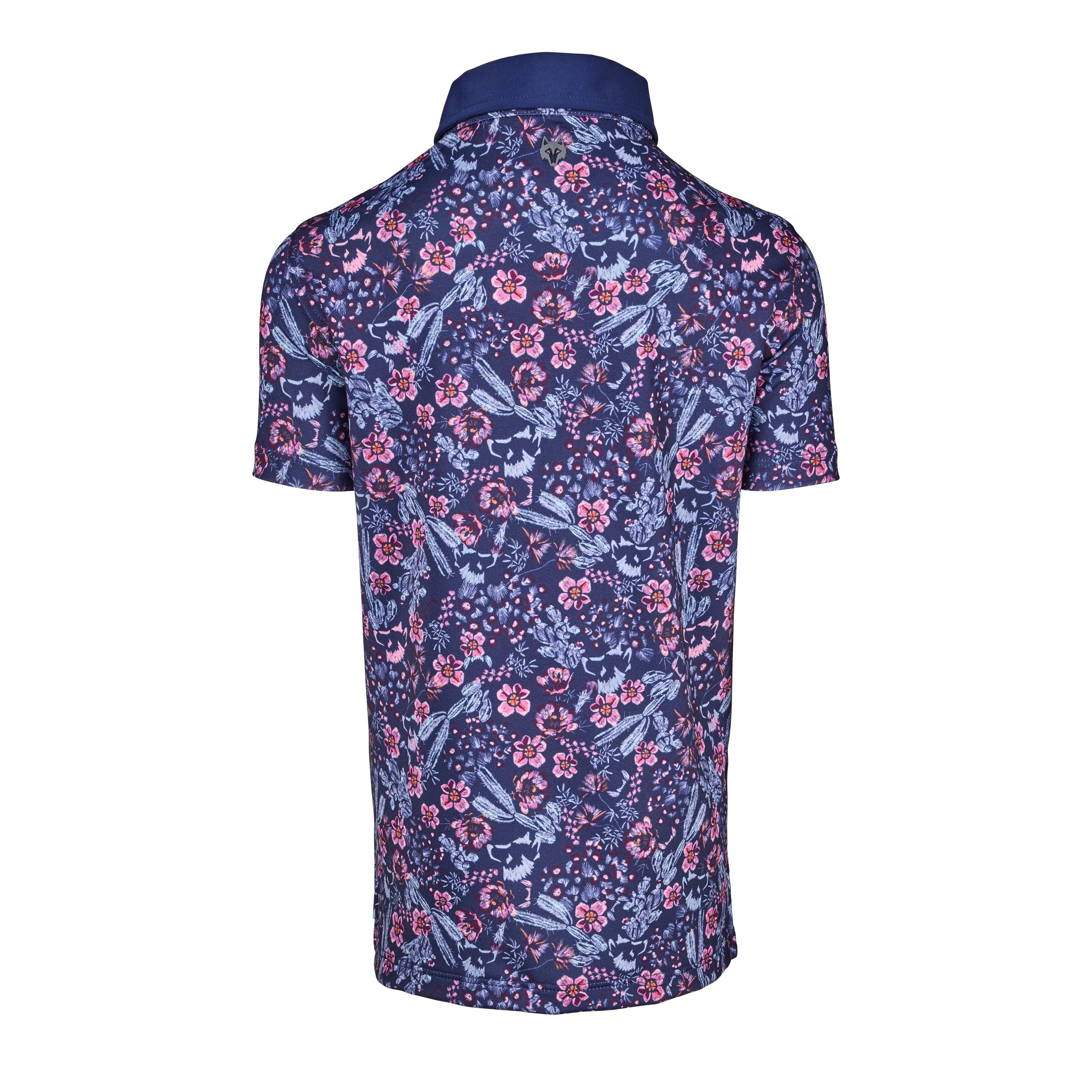 Boy's Desert Floral Short Sleeve Polo - Image 2