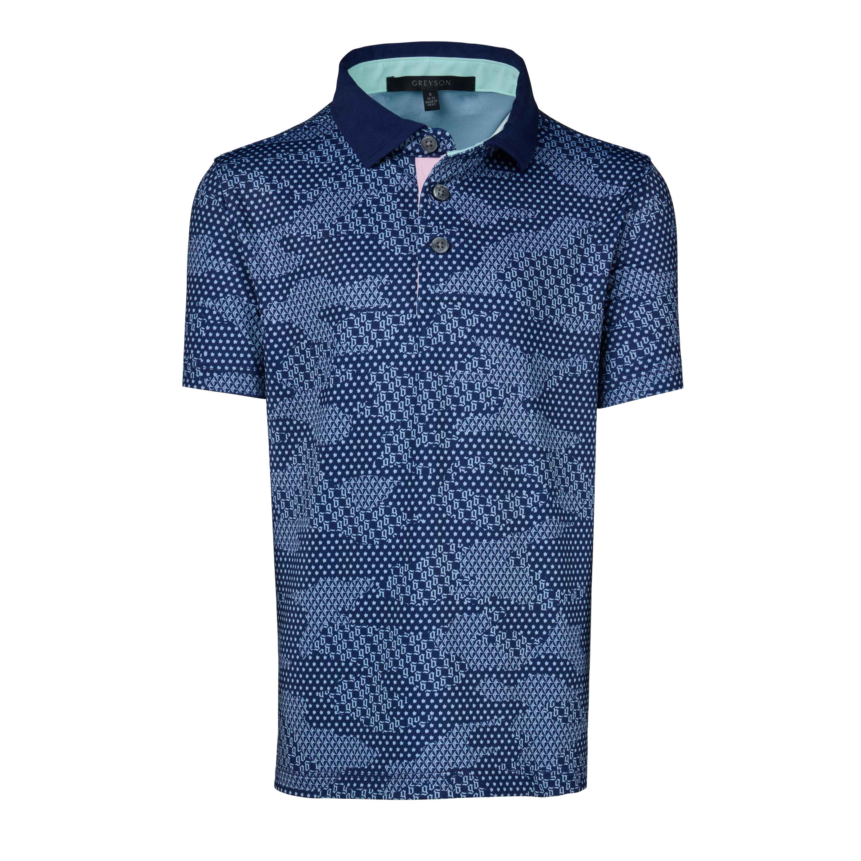 Boy's Icon Camo Short Sleeve Polo