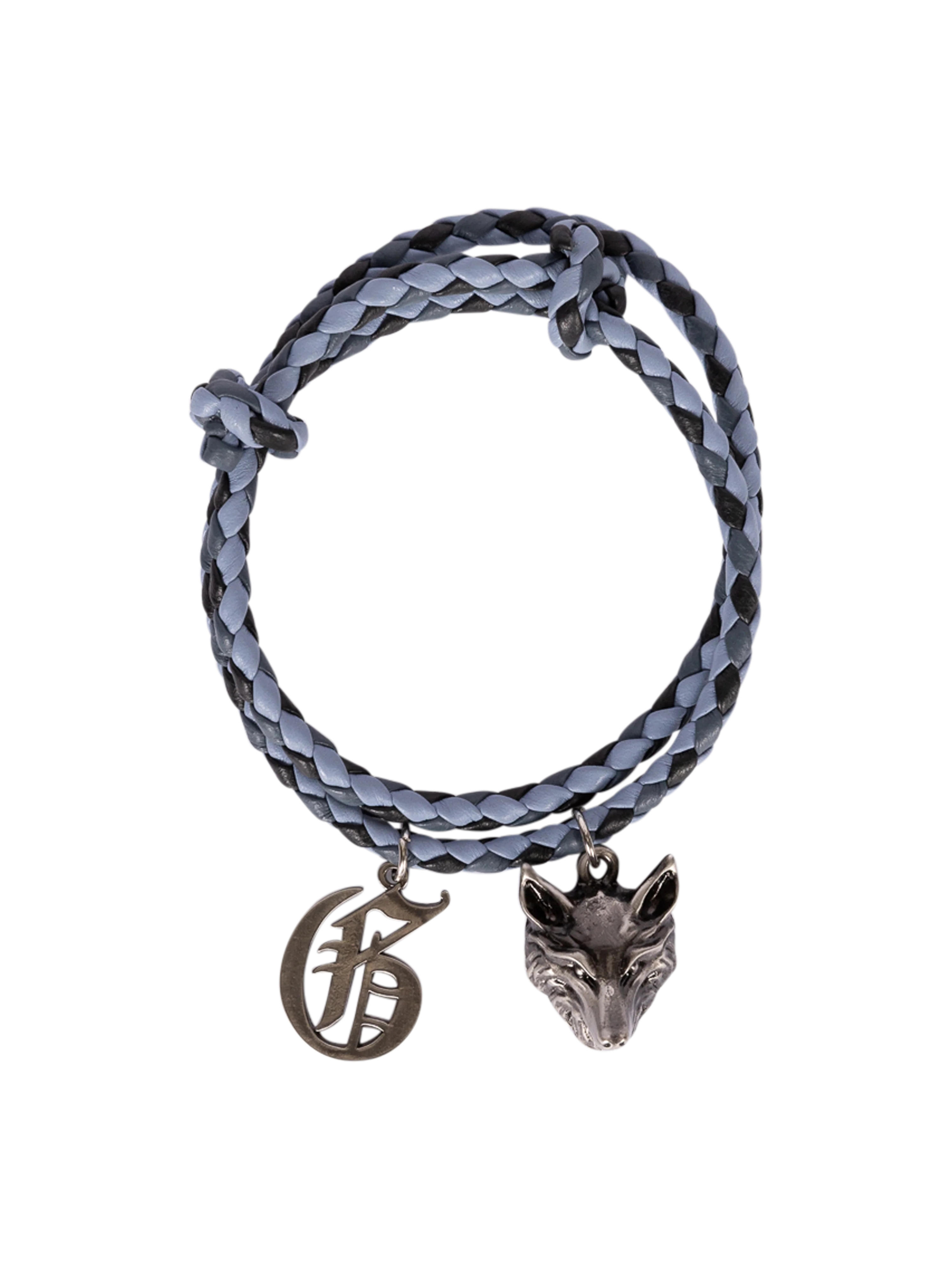 Icon Braided Leather Bracelet - Image 5