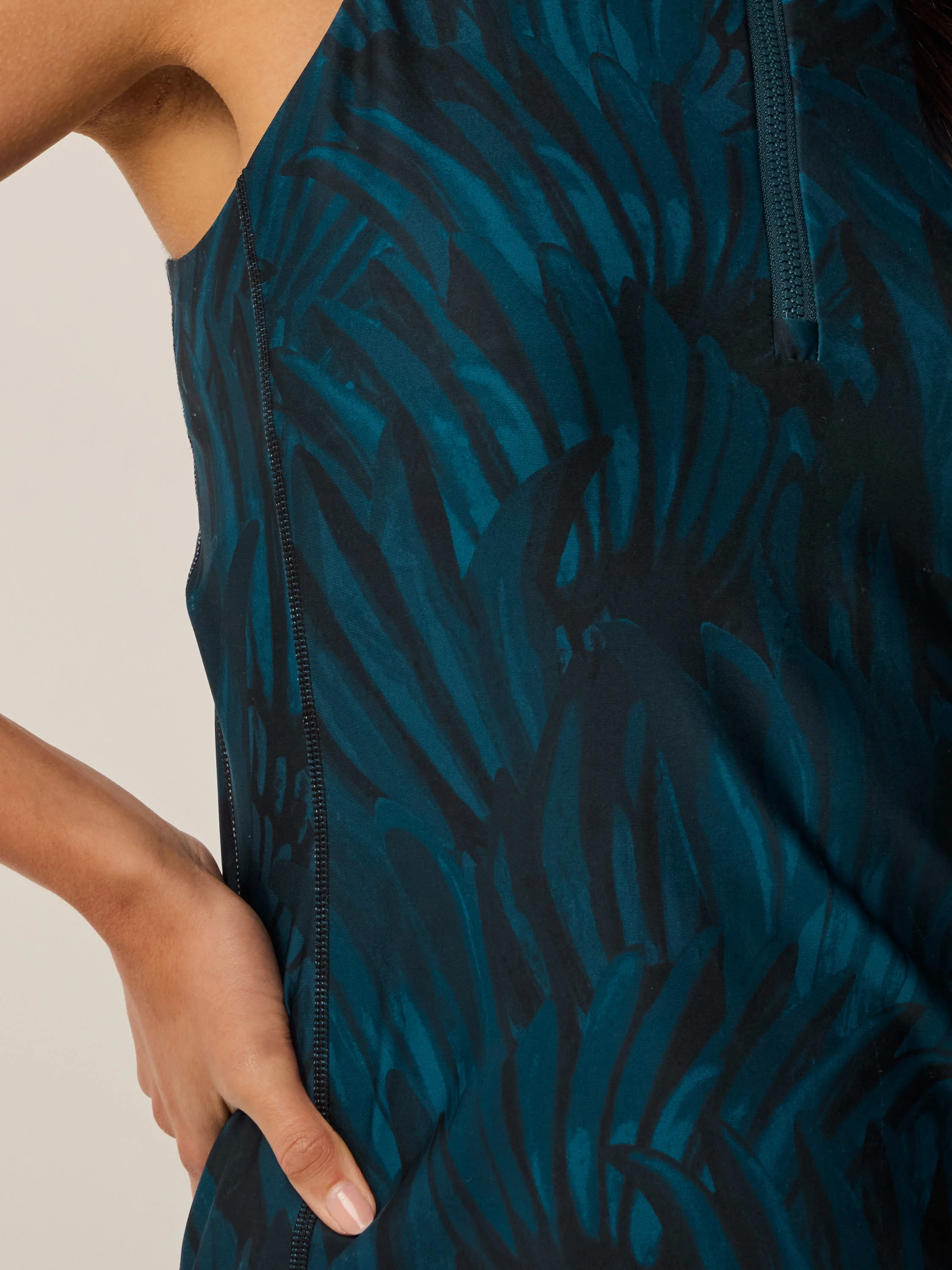 Camo Feather Nova Mock Neck Dress - Image 3
