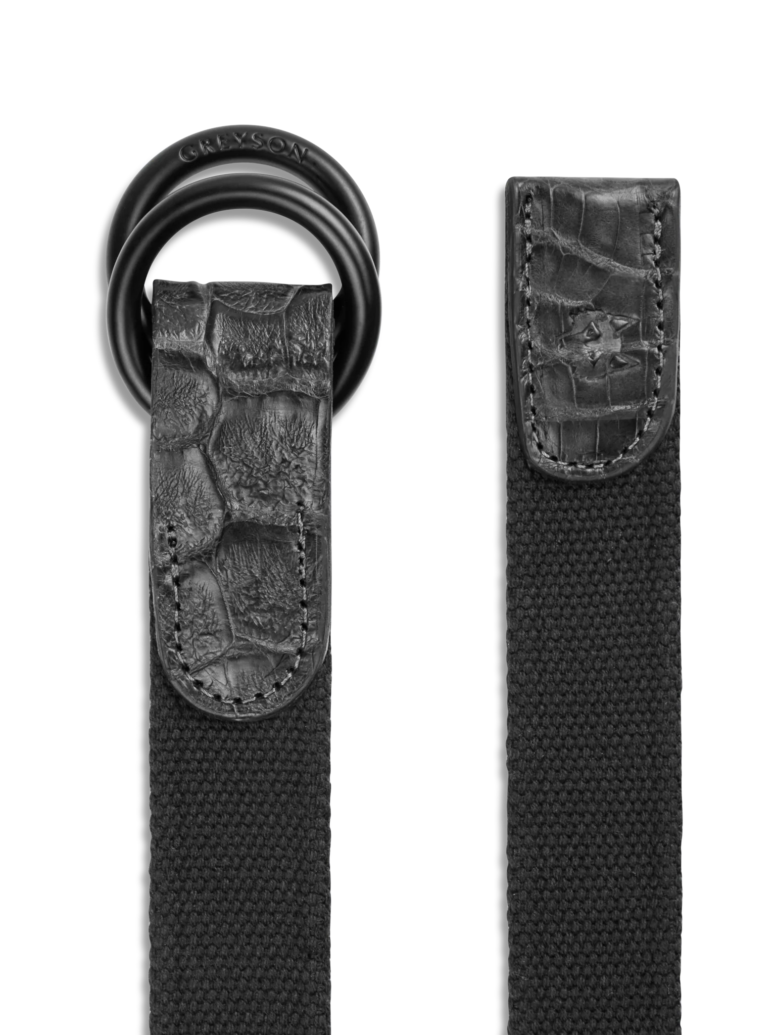 Canvas Croc O-Ring Belt - Image 3