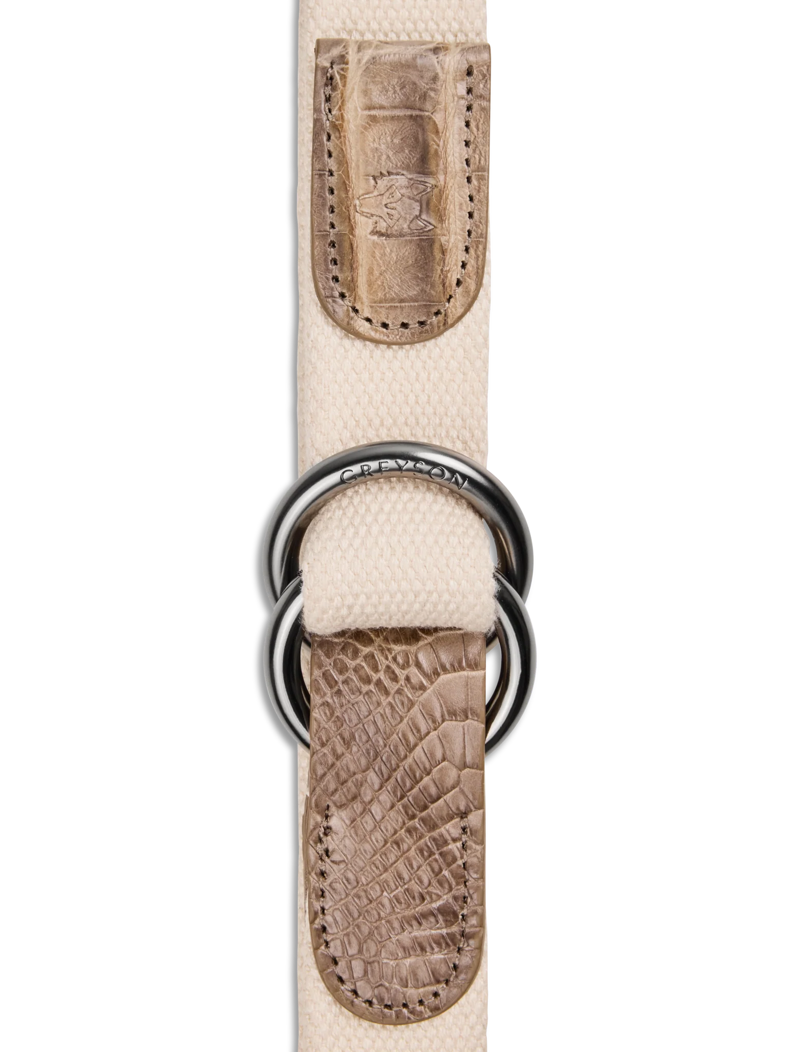 Canvas Croc O-Ring Belt - Image 5