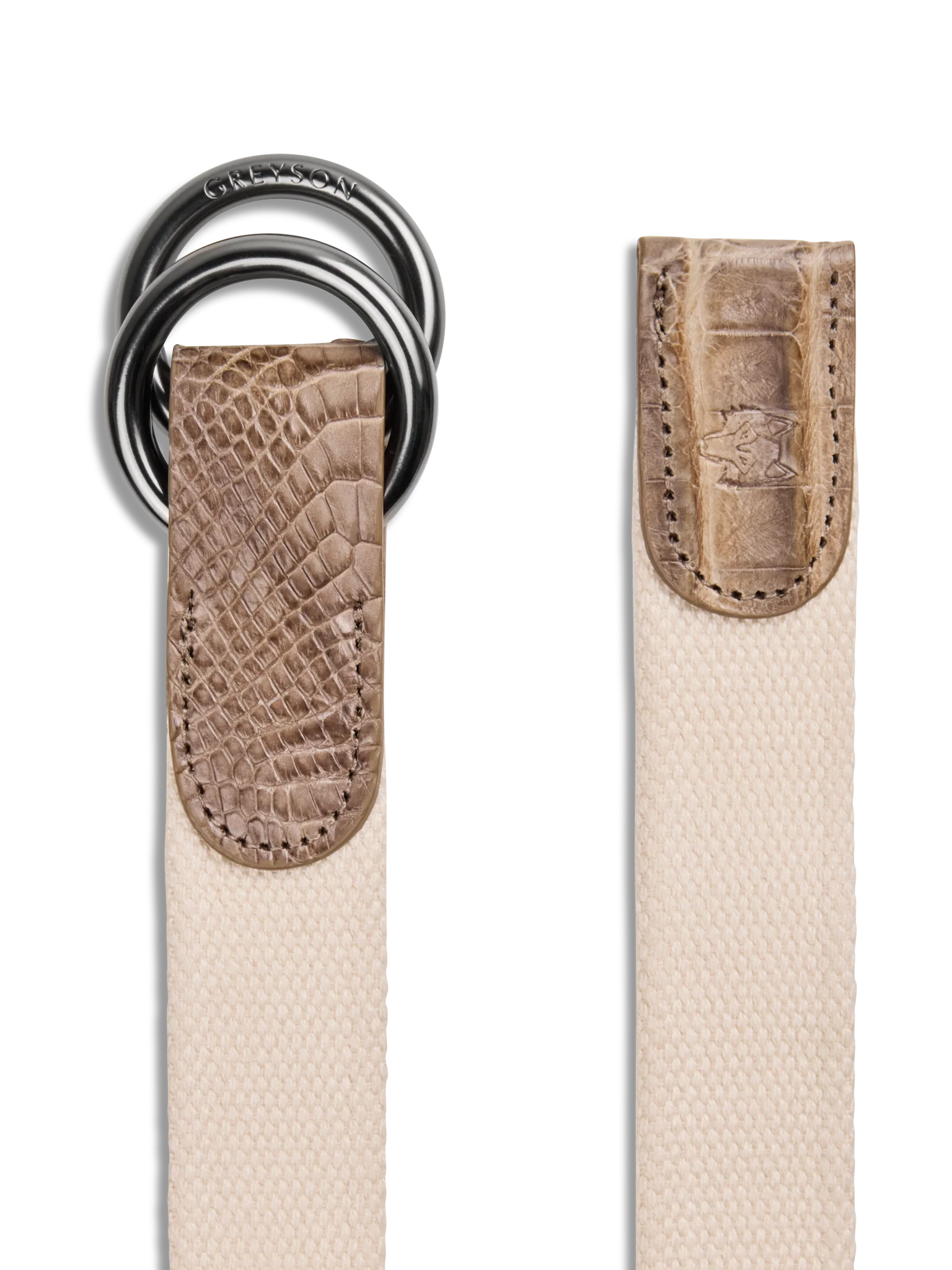 Canvas Croc O-Ring Belt - Image 6