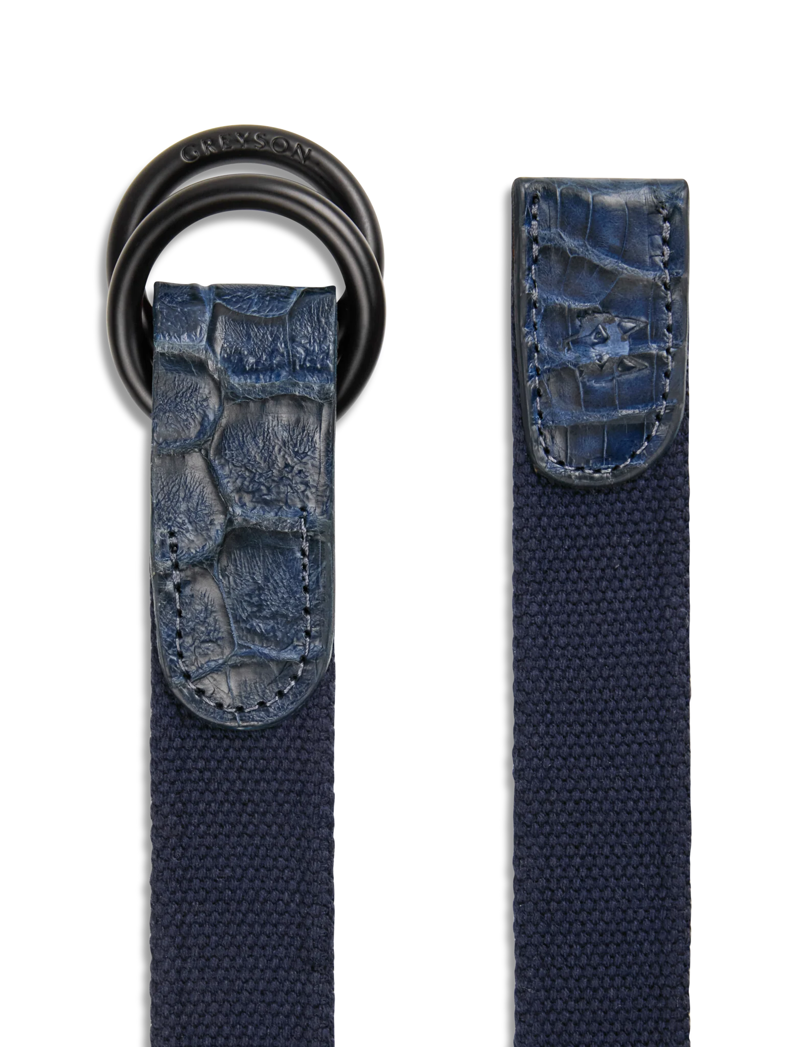 Canvas Croc O-Ring Belt - Image 9
