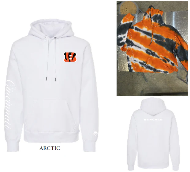 CINCINNATI BENGALS FIRESIDE HOODIE - OPTION C - Image 3