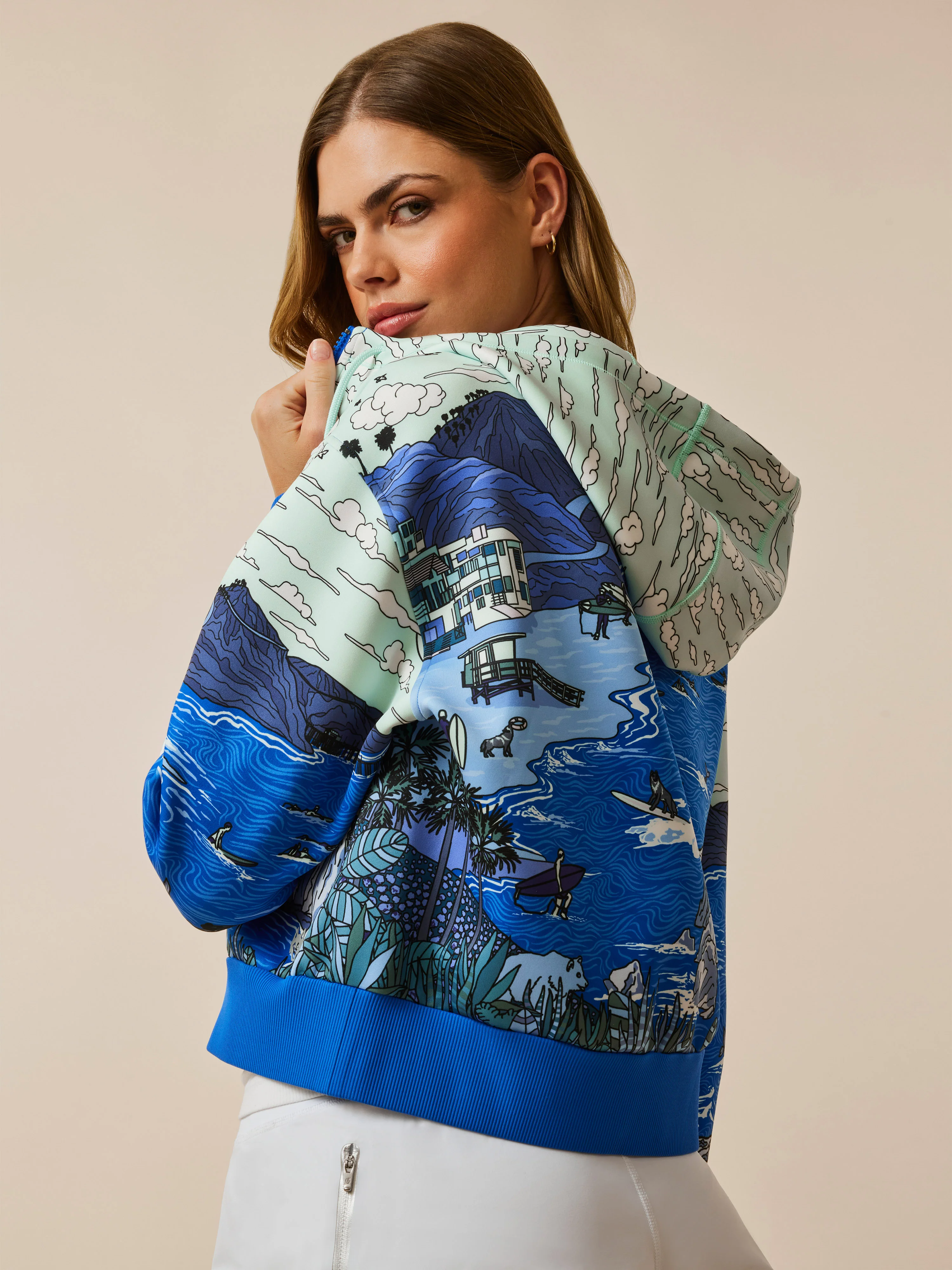 Coastal Dream Full-Zip Hoodie - Image 2