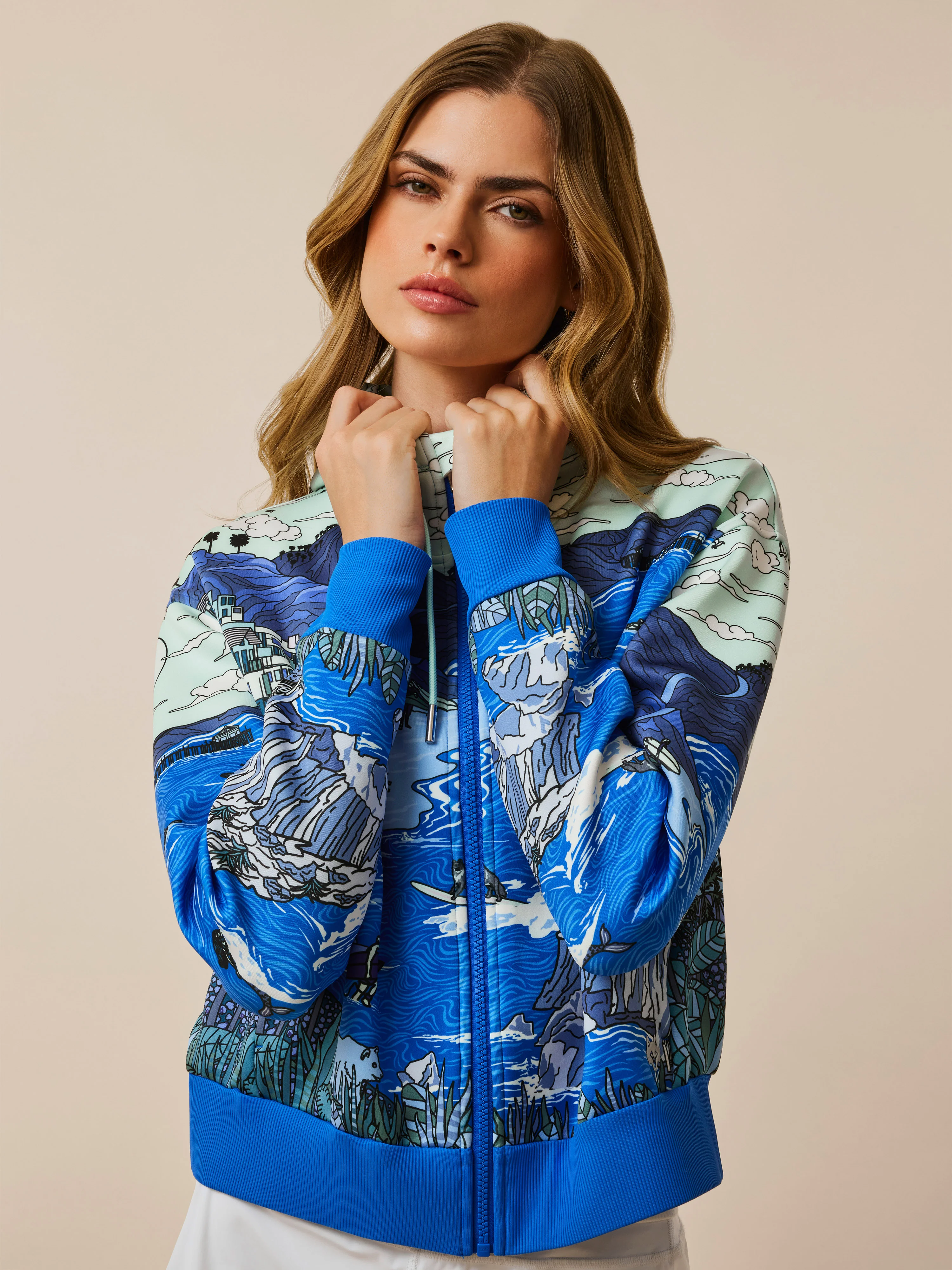 Coastal Dream Full-Zip Hoodie - Image 3