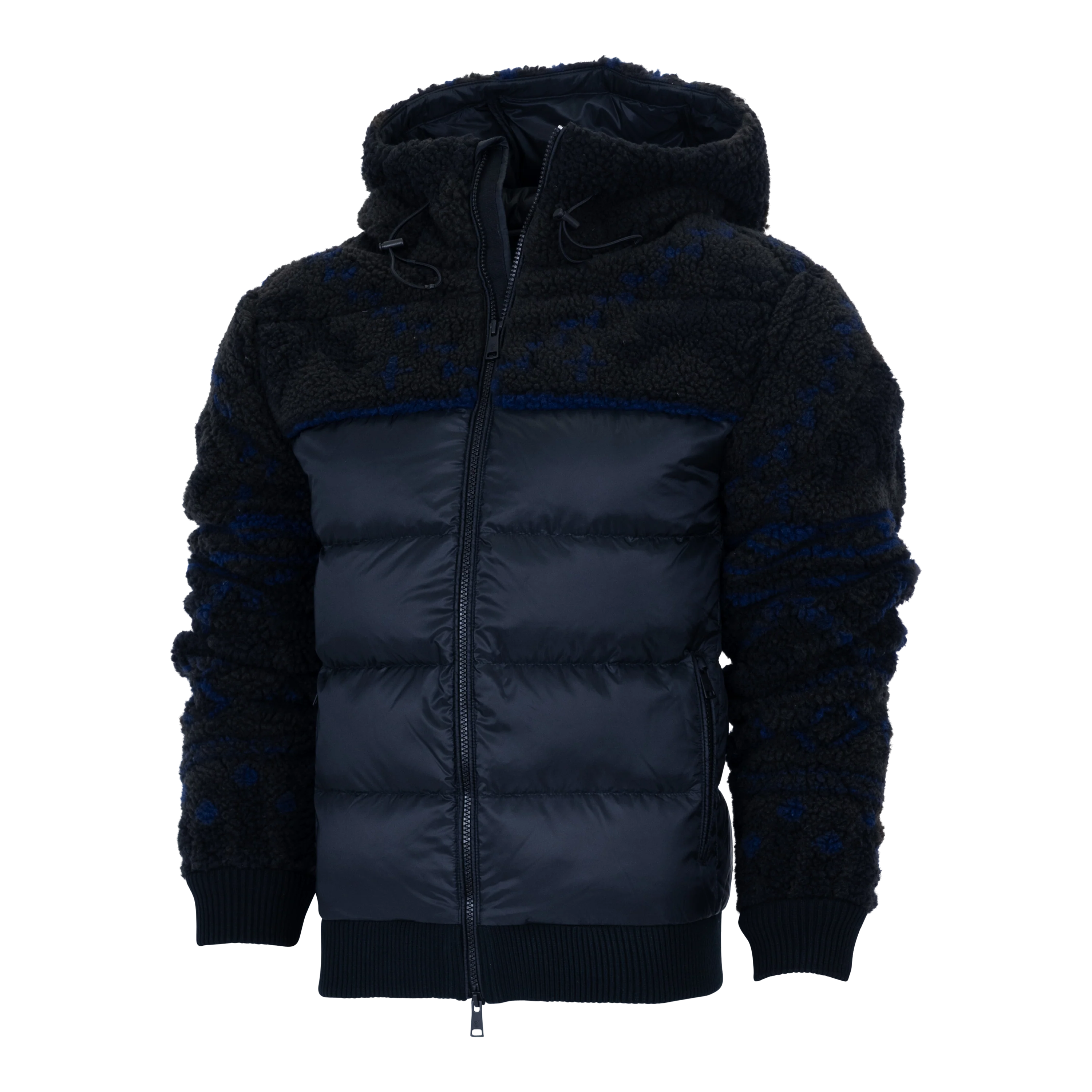 Cody Sherpa Hybrid Hooded Jacket - Image 2