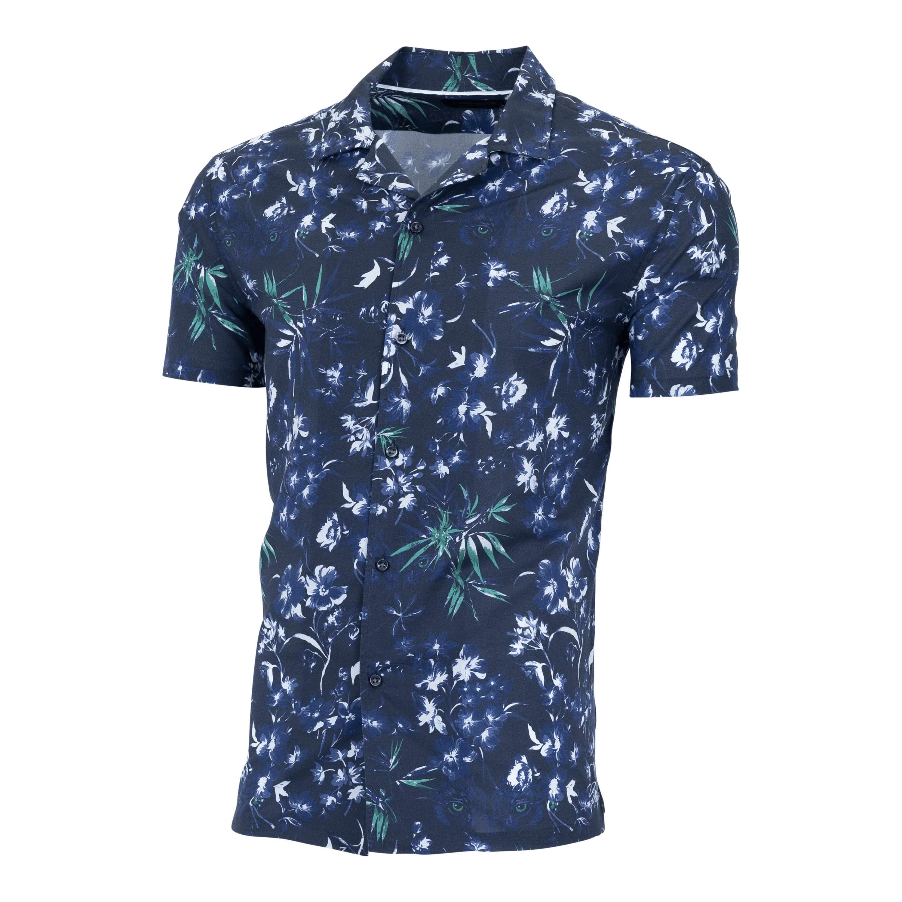 Dark Floral Lincoln Camp Shirt - Image 2