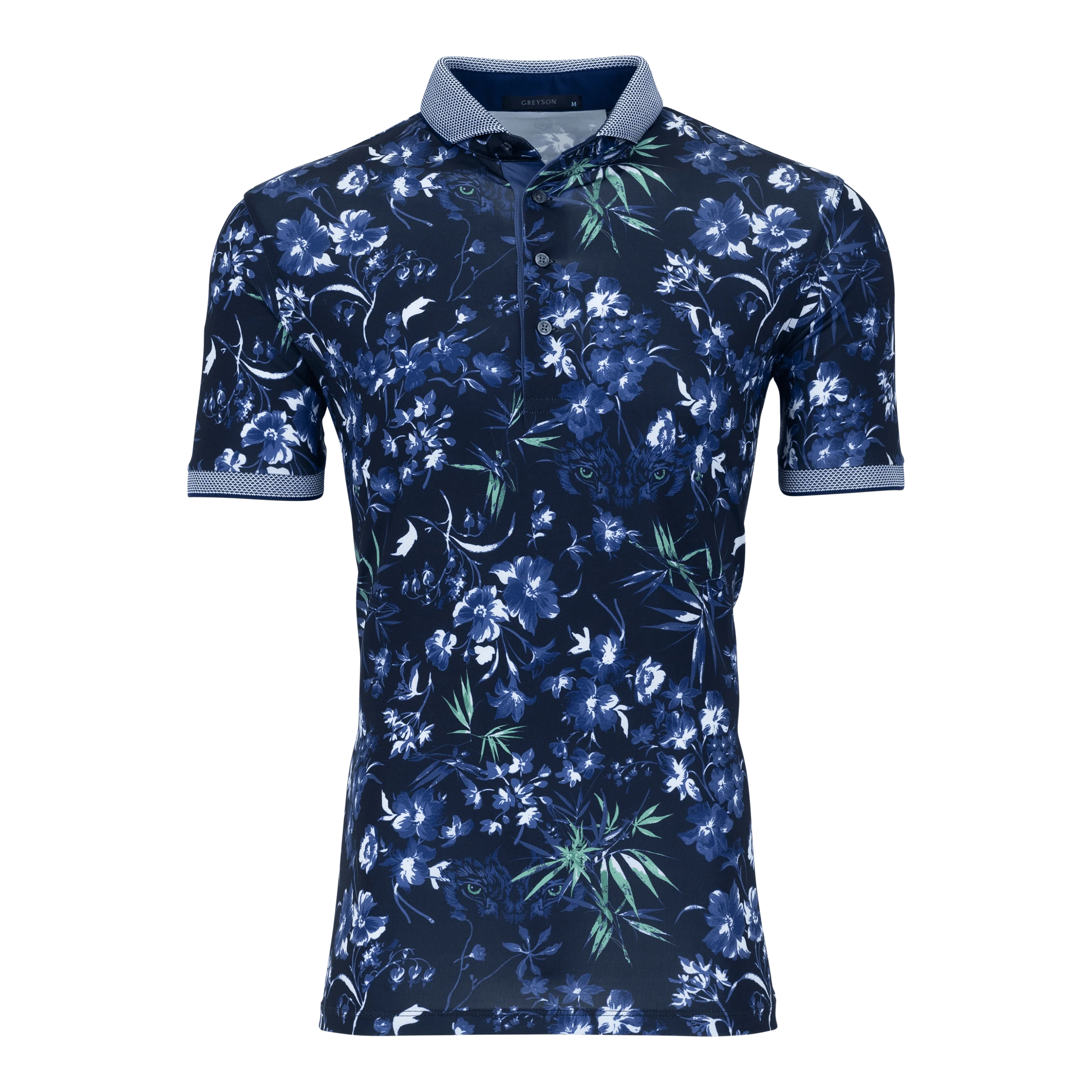 Dark Floral Polo