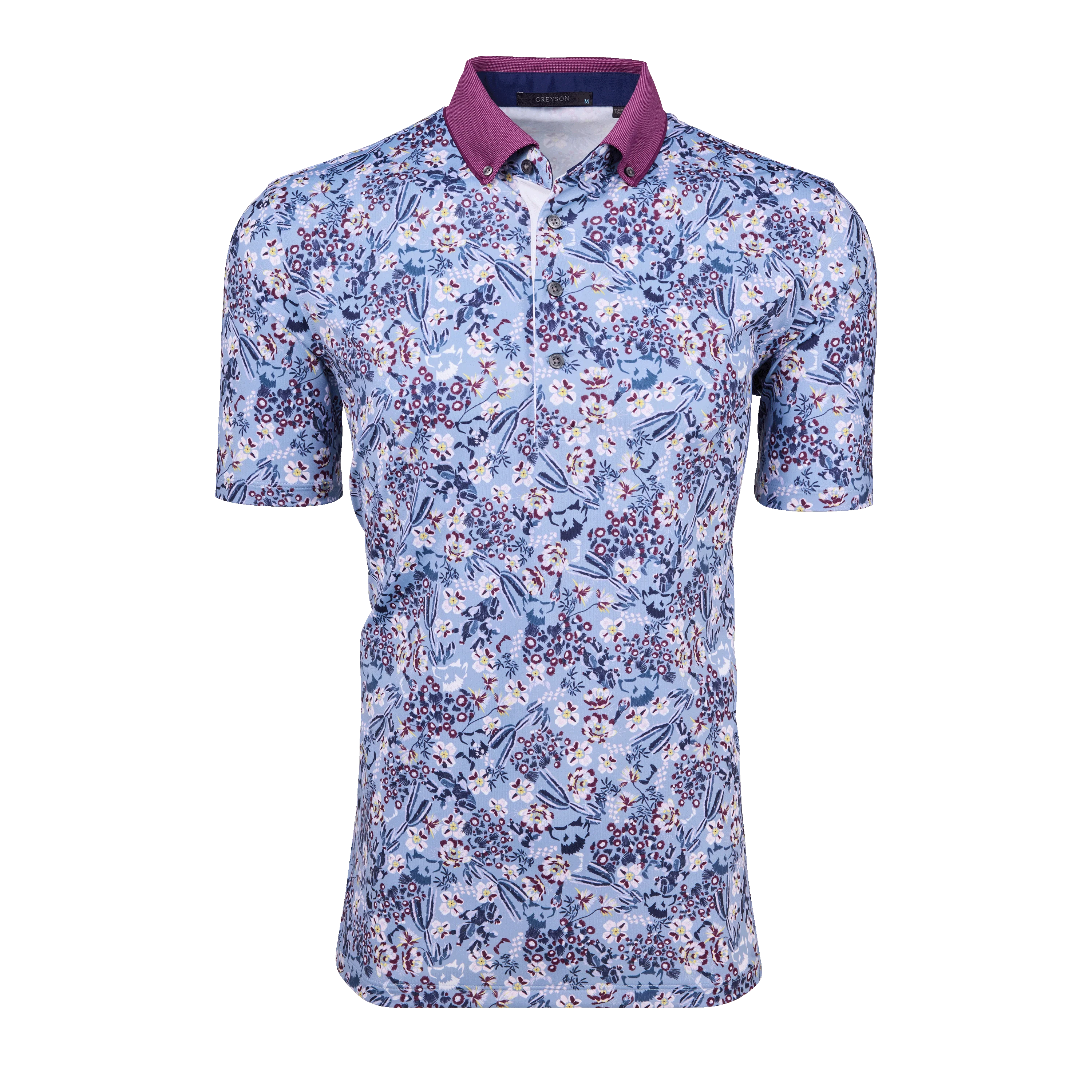 Desert Floral Short Sleeve Polo