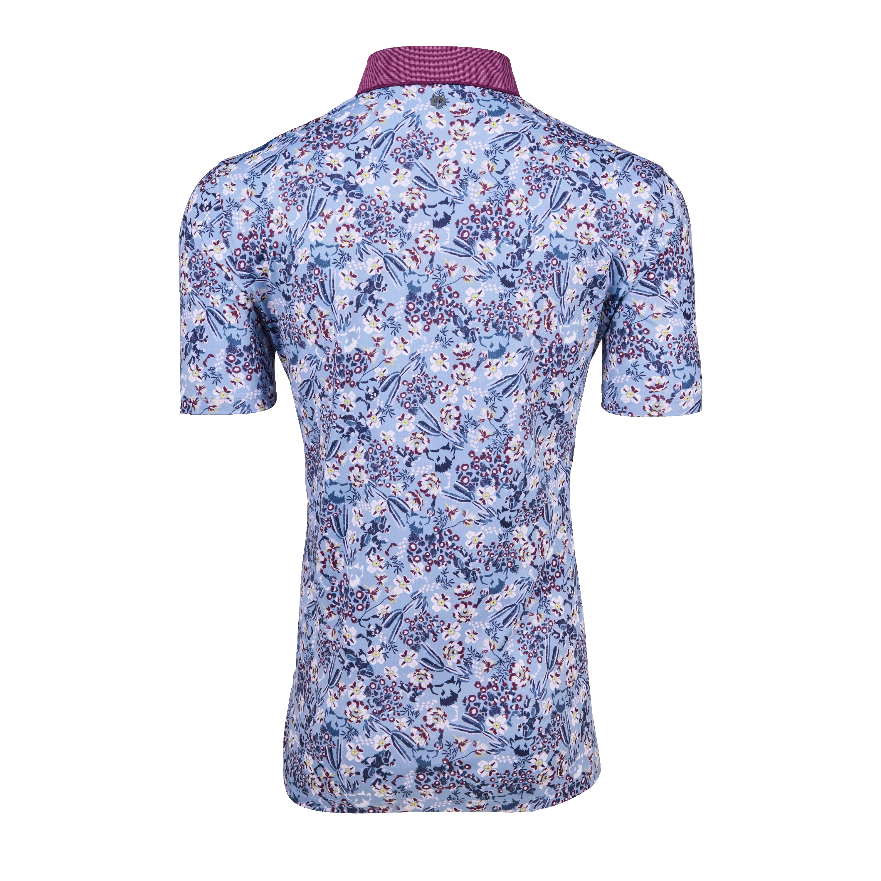 Desert Floral Short Sleeve Polo - Image 2