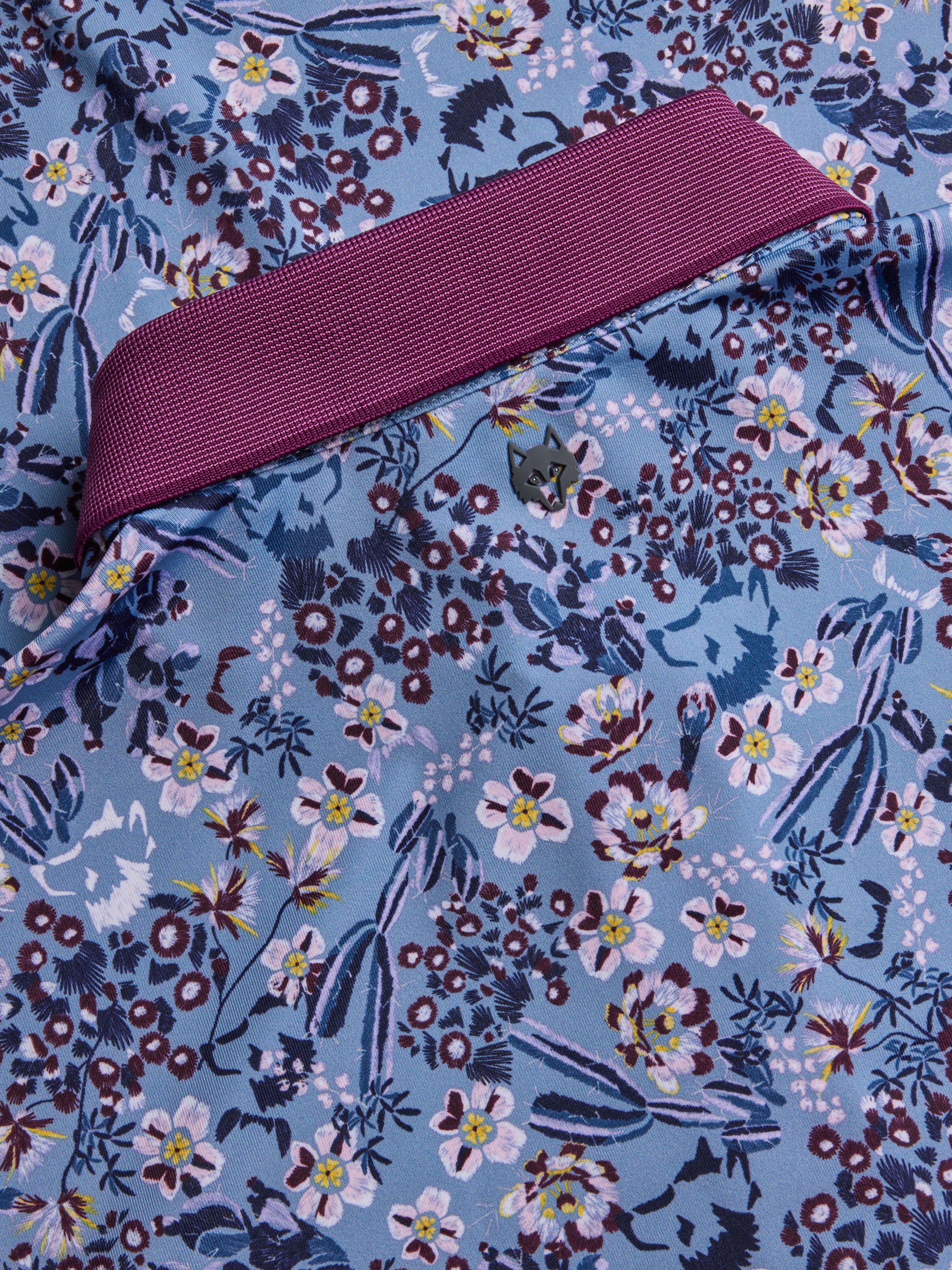 Desert Floral Short Sleeve Polo - Image 5