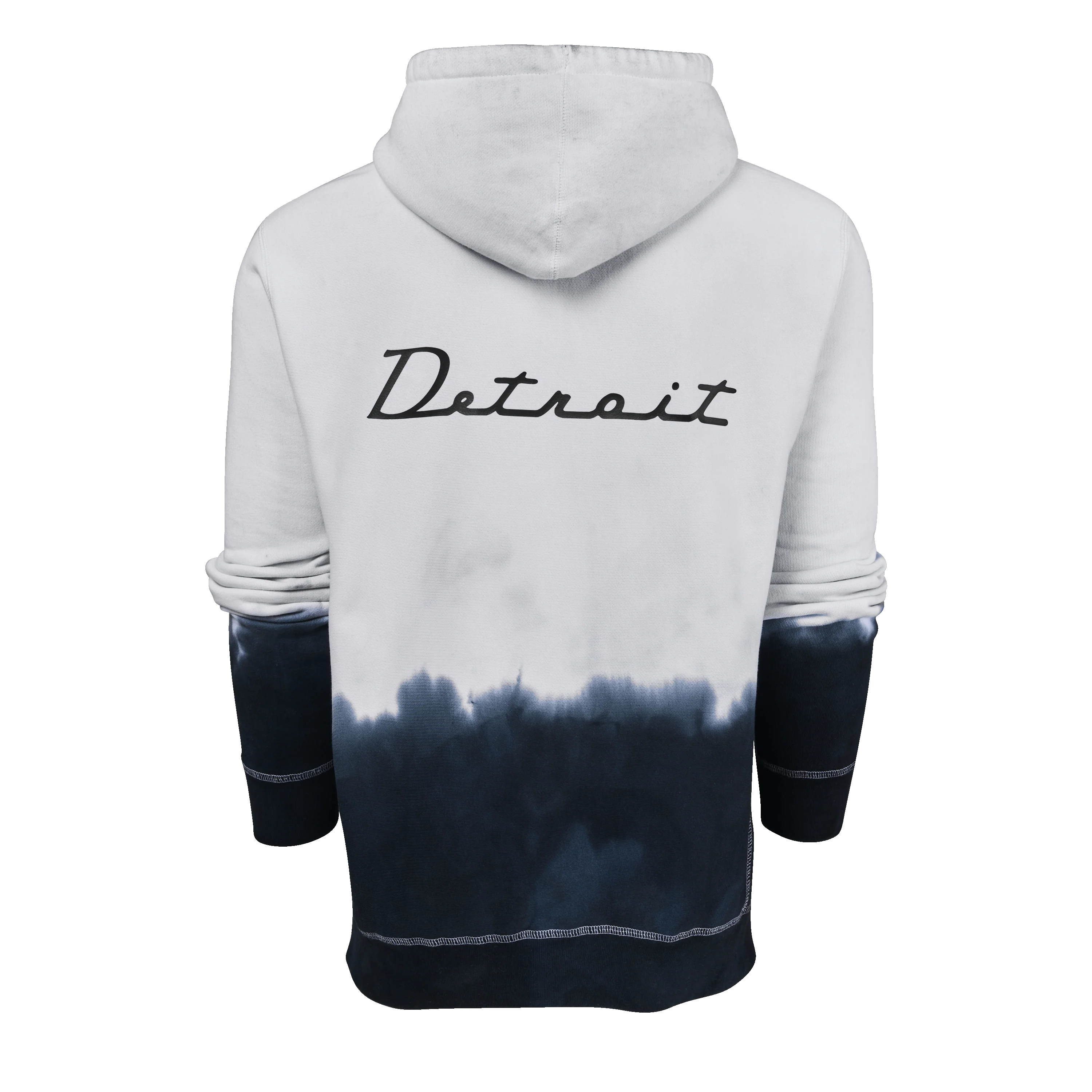 Detroit Lions Dip Dyed Fireside Hoodie - Image 2