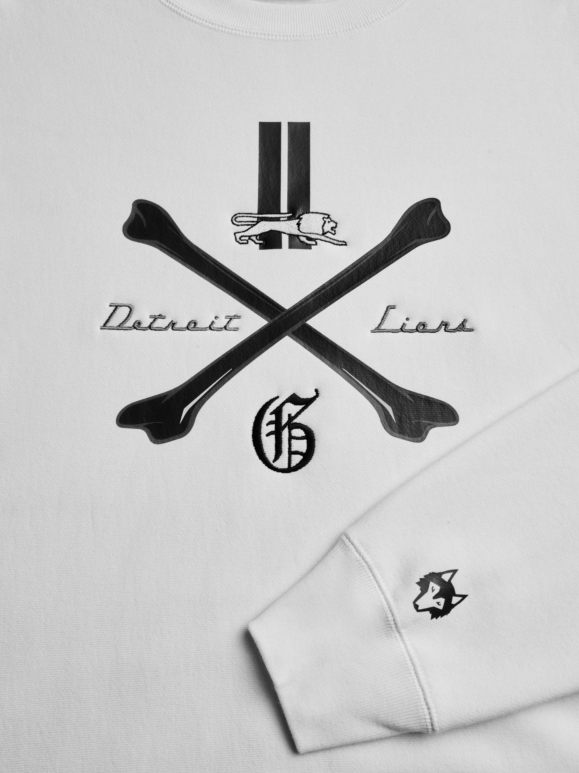 Detroit Lions Fireside Crewneck Sweatshirt - Image 3