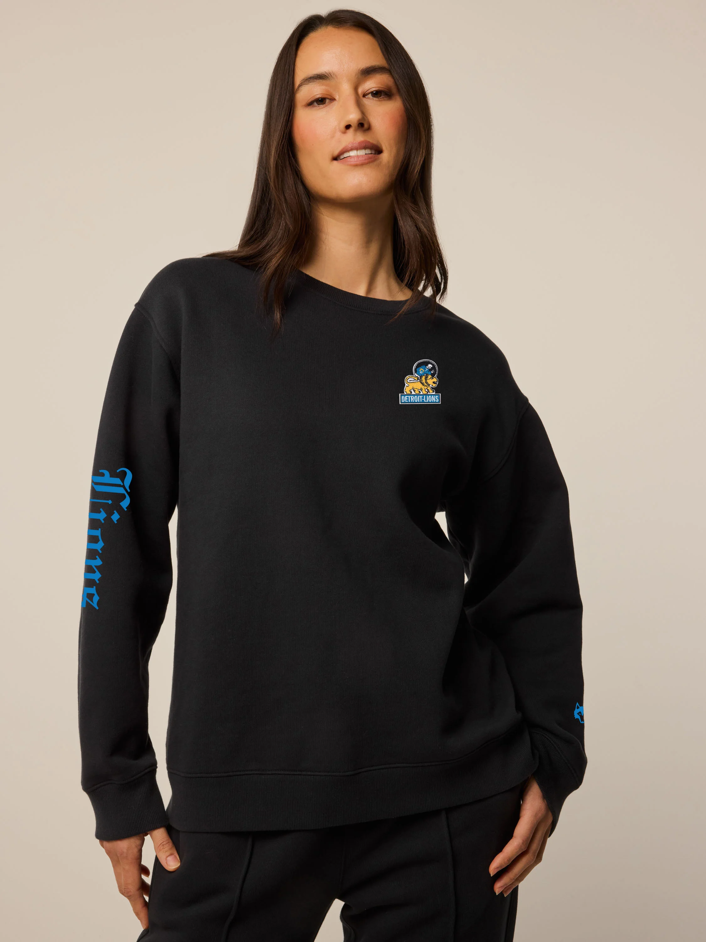 Detroit Lions Vintage Aspen Crewneck