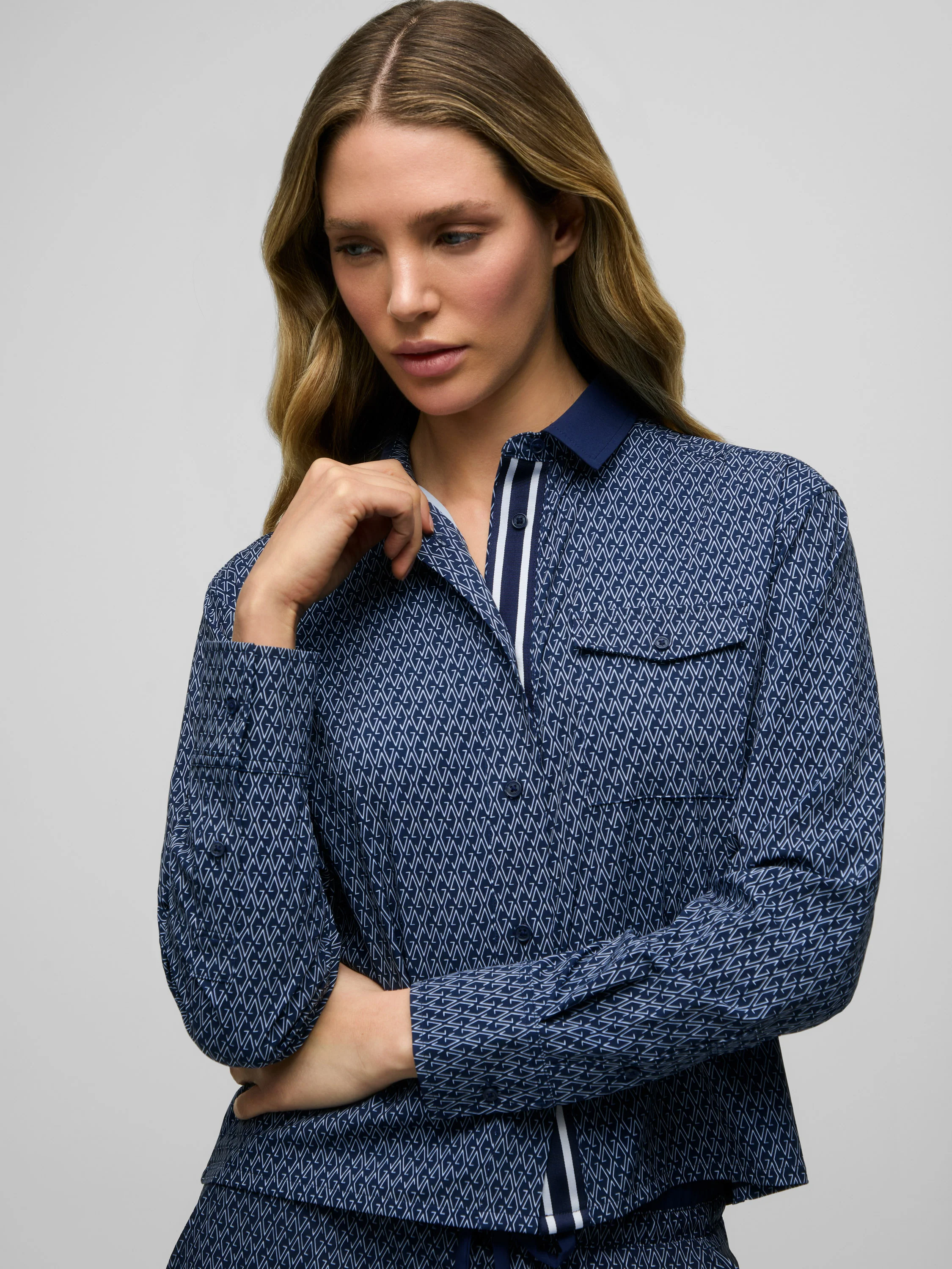 G-Thing Ashe Cropped Button-Down - Image 3