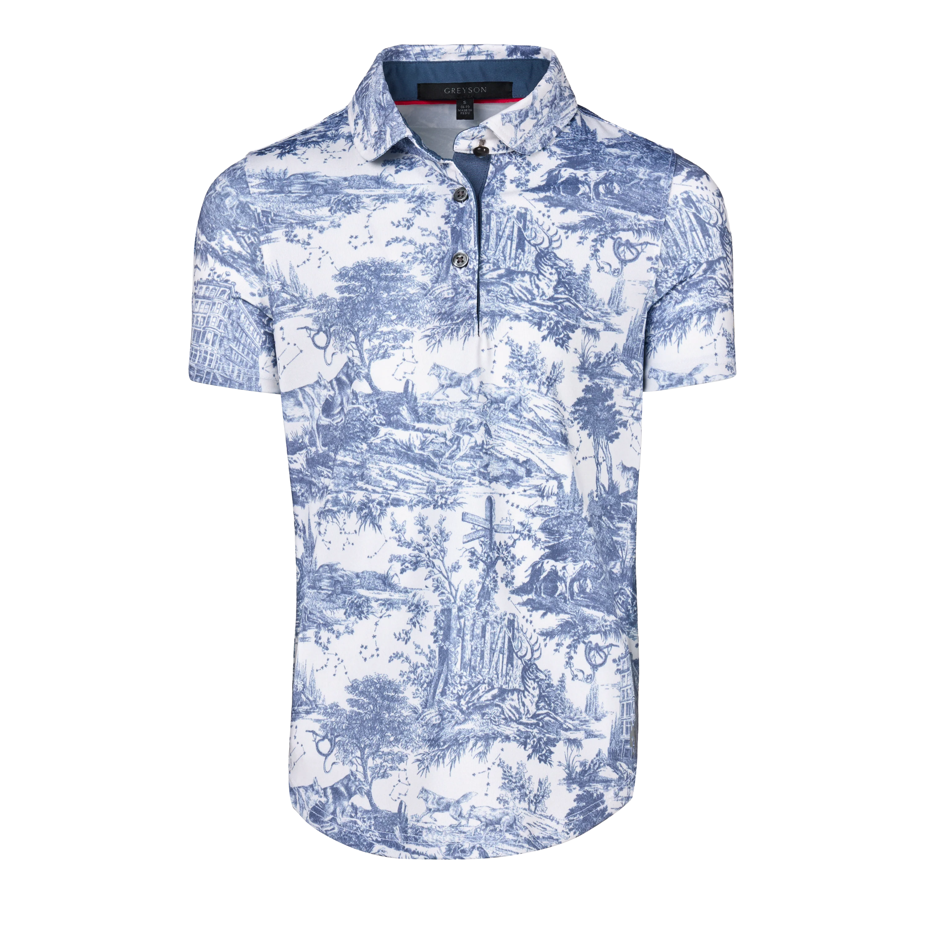 Girl's Scarlett Huntress Toile Polo