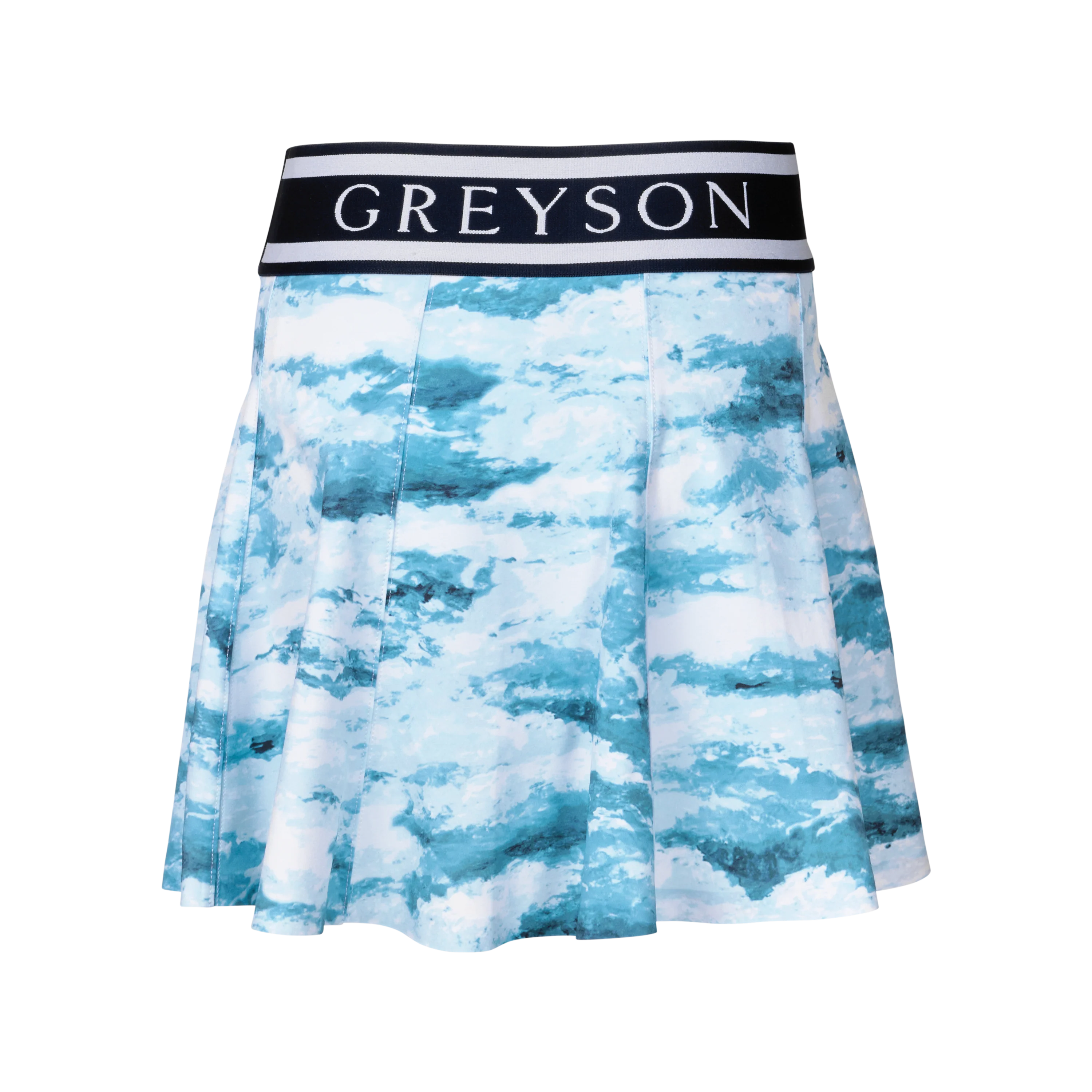 Girl's Painted Clouds Phoenix Flare Skirt - Image 2