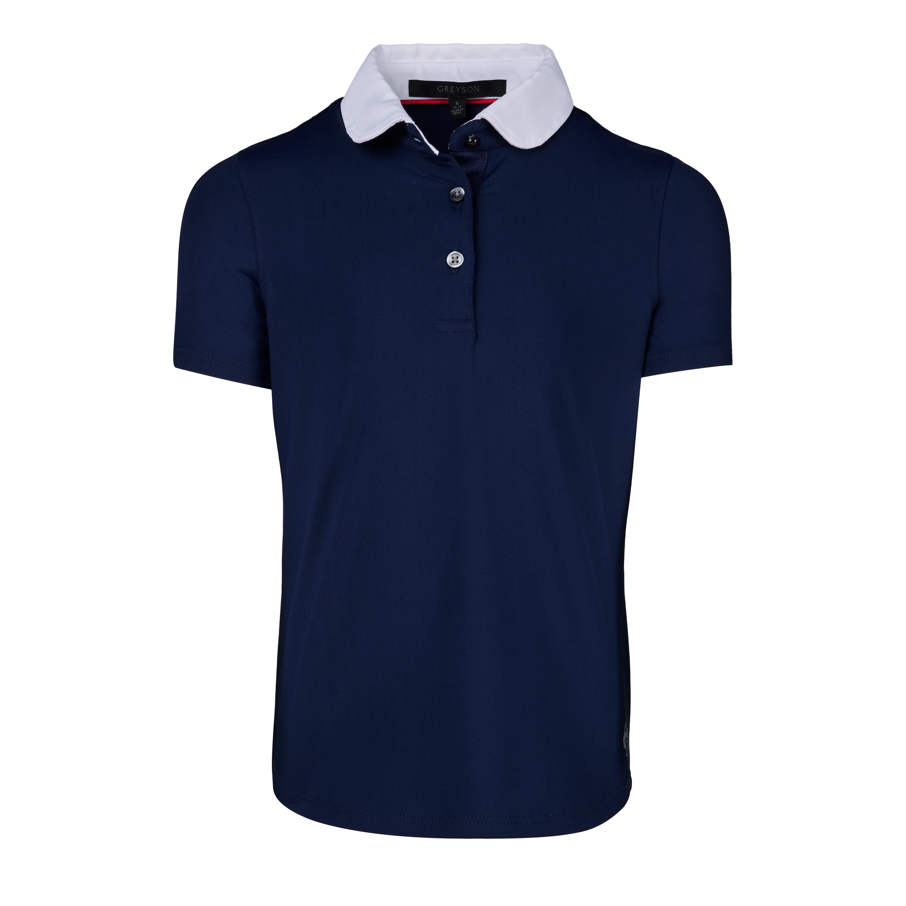 Girl's Scarlett Polo with Contrast Collar