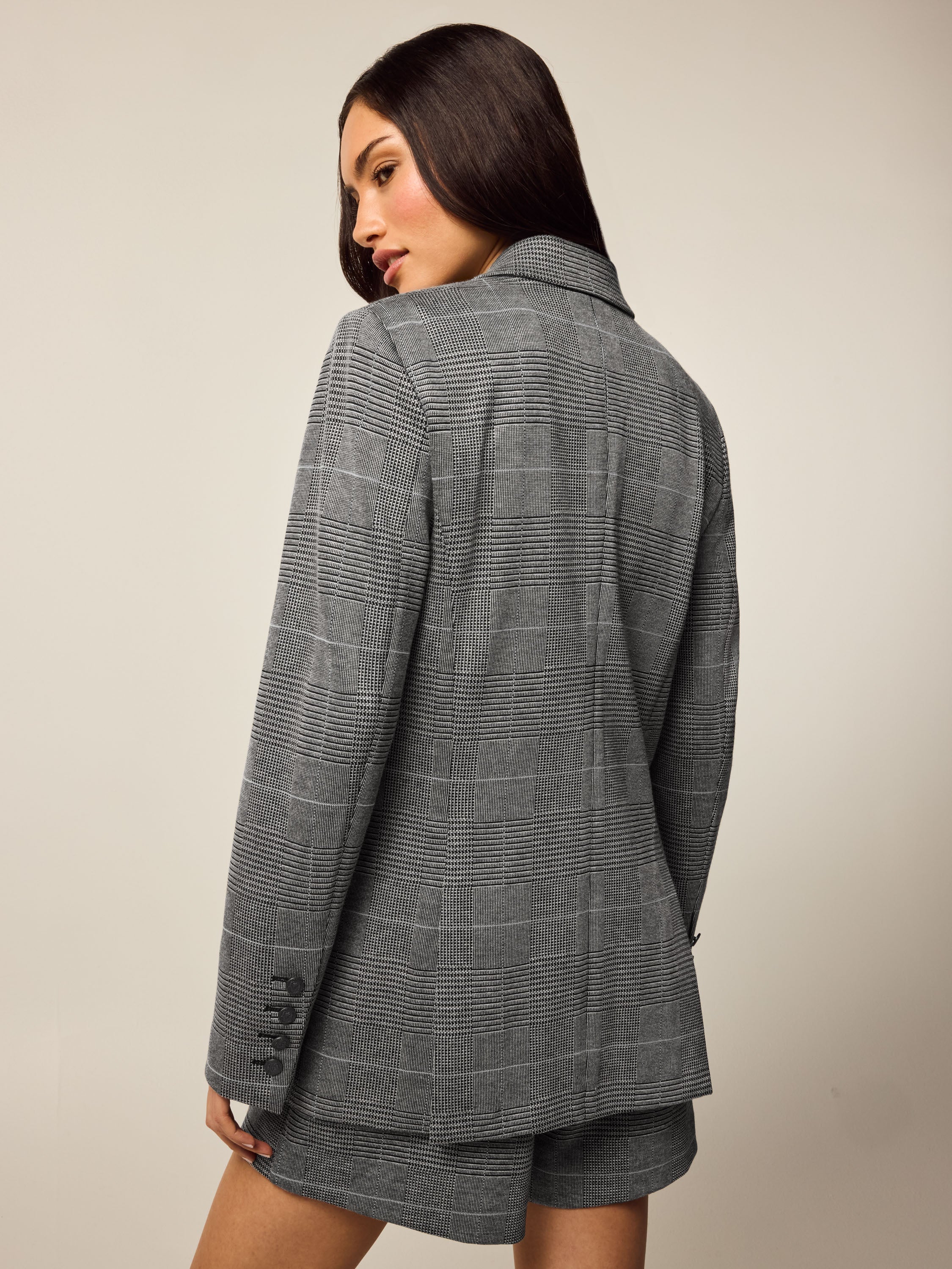 Glen Plaid Blazer - Image 2