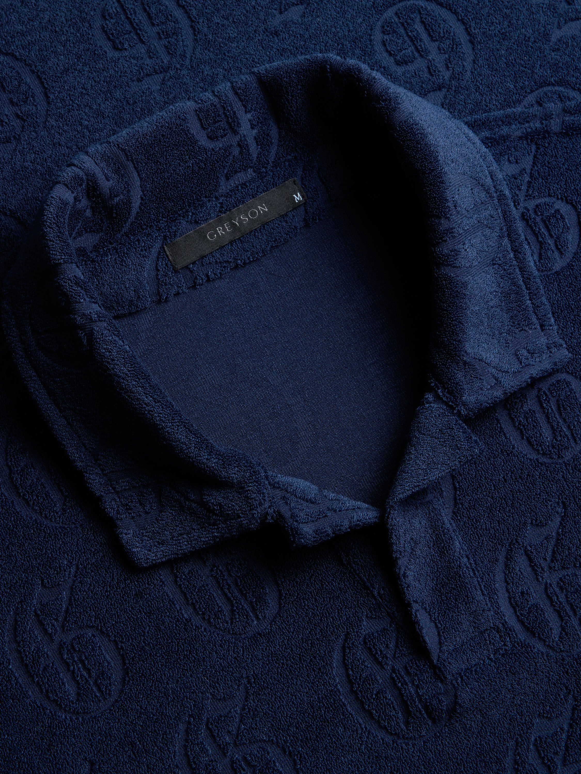 Gothic "G" Jacquard Terry Short Sleeve Polo - Image 3
