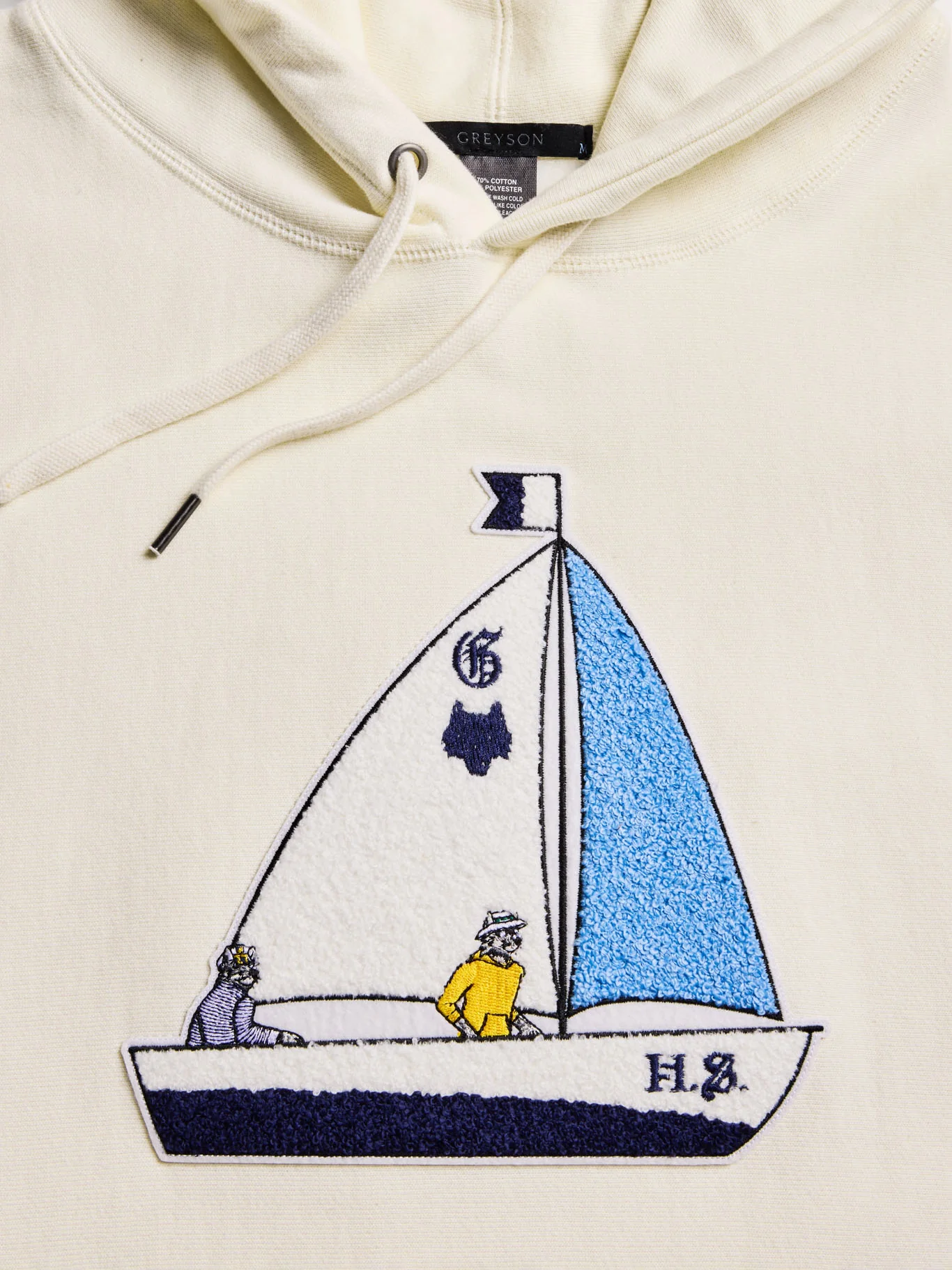 H.S. Sailing Wolf Fireside Hoodie - Image 5