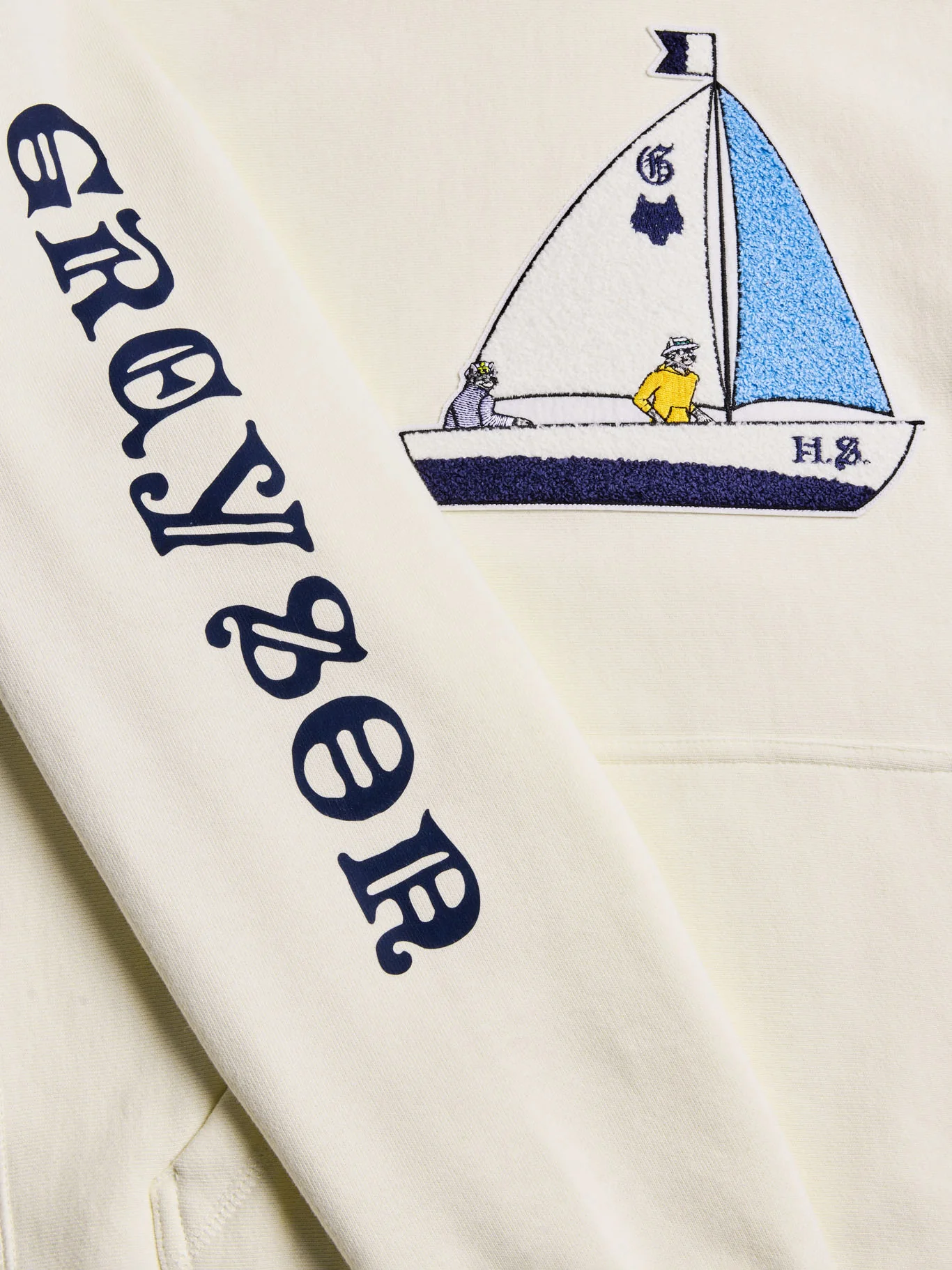 H.S. Sailing Wolf Fireside Hoodie - Image 6