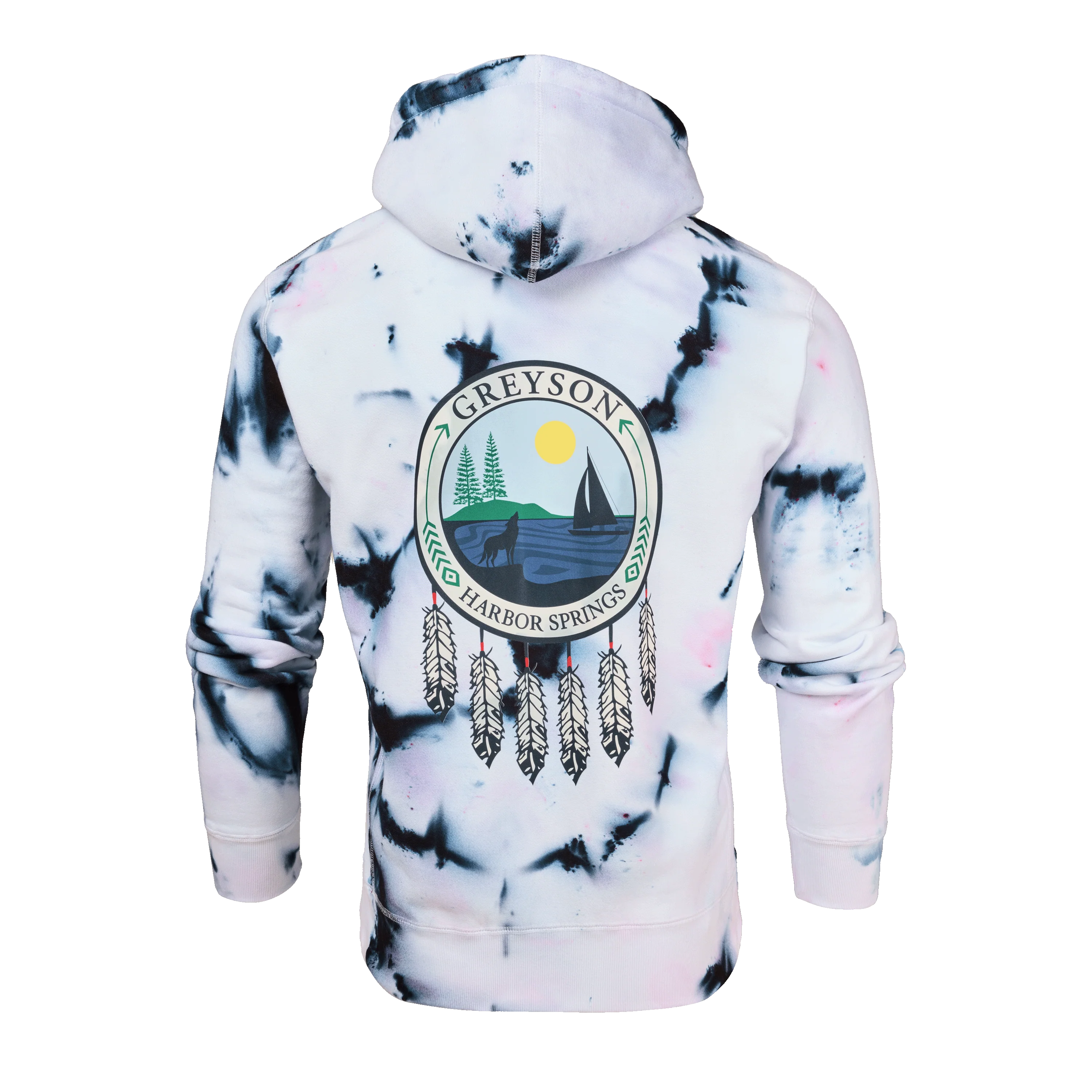 H.S. Tie Dye Fireside Hoodie - Image 4