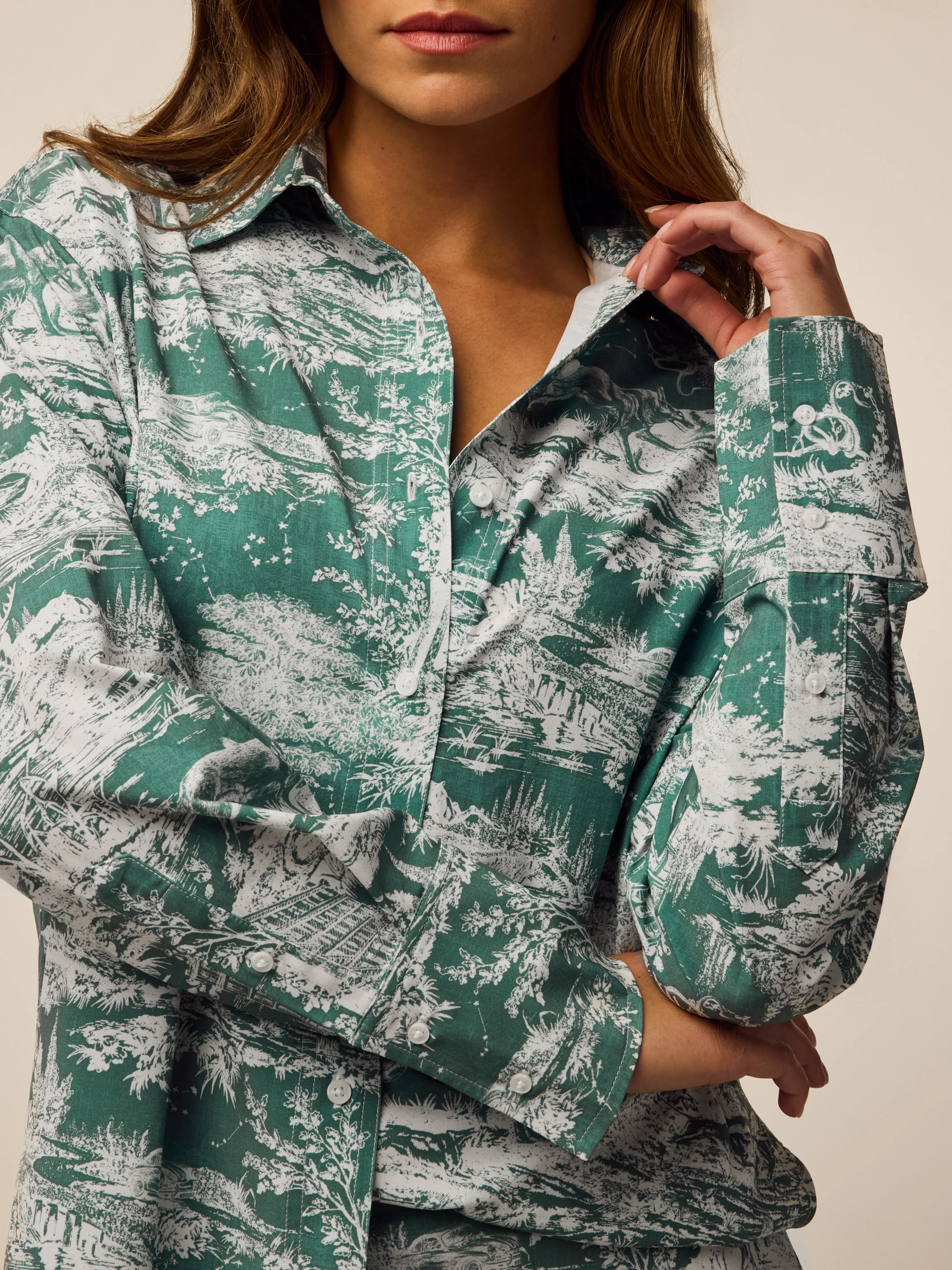 Huntress Toile Ashe Button-Down - Image 3