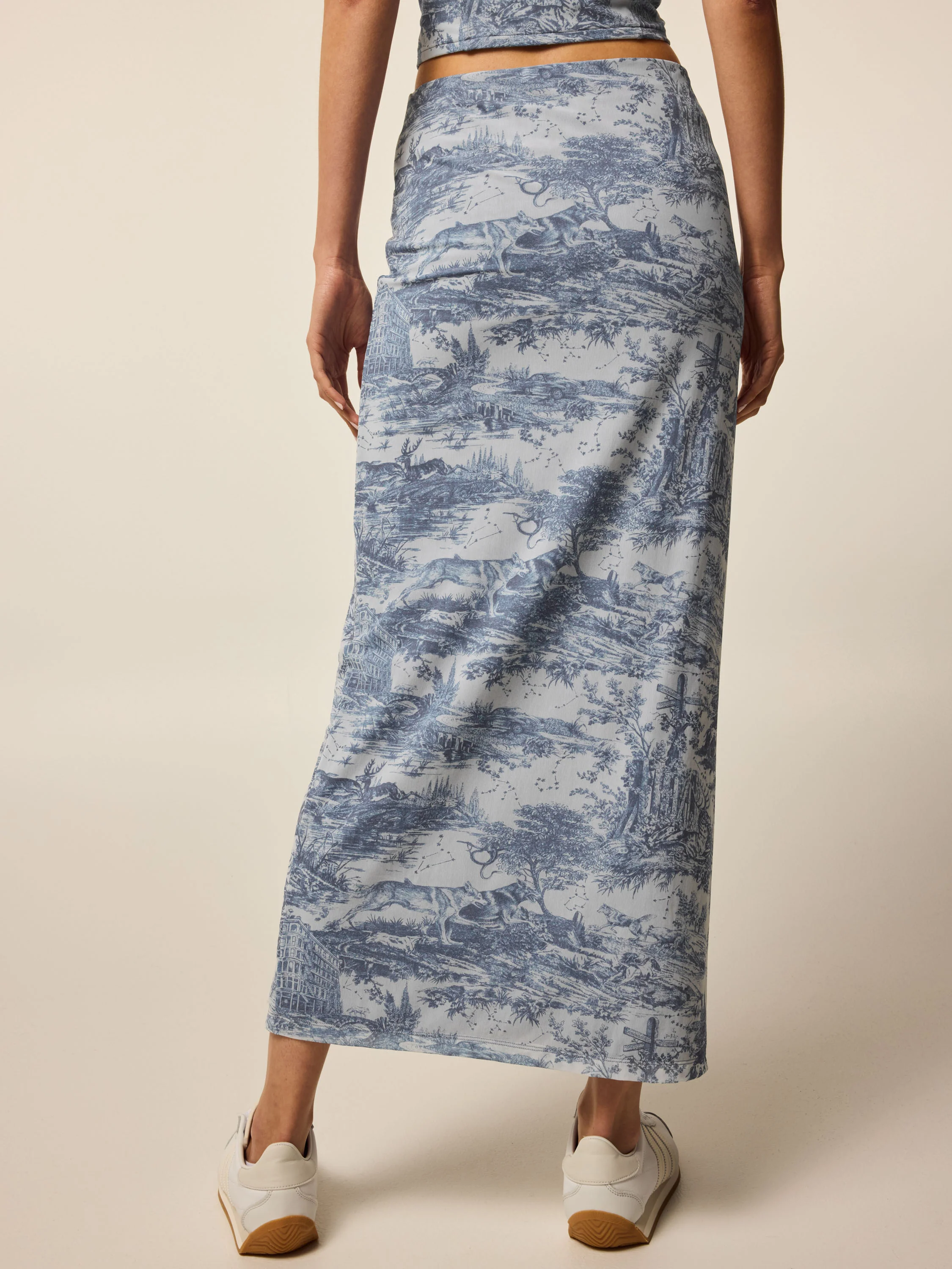 Huntress Toile Mesh Midi Skirt - Image 2