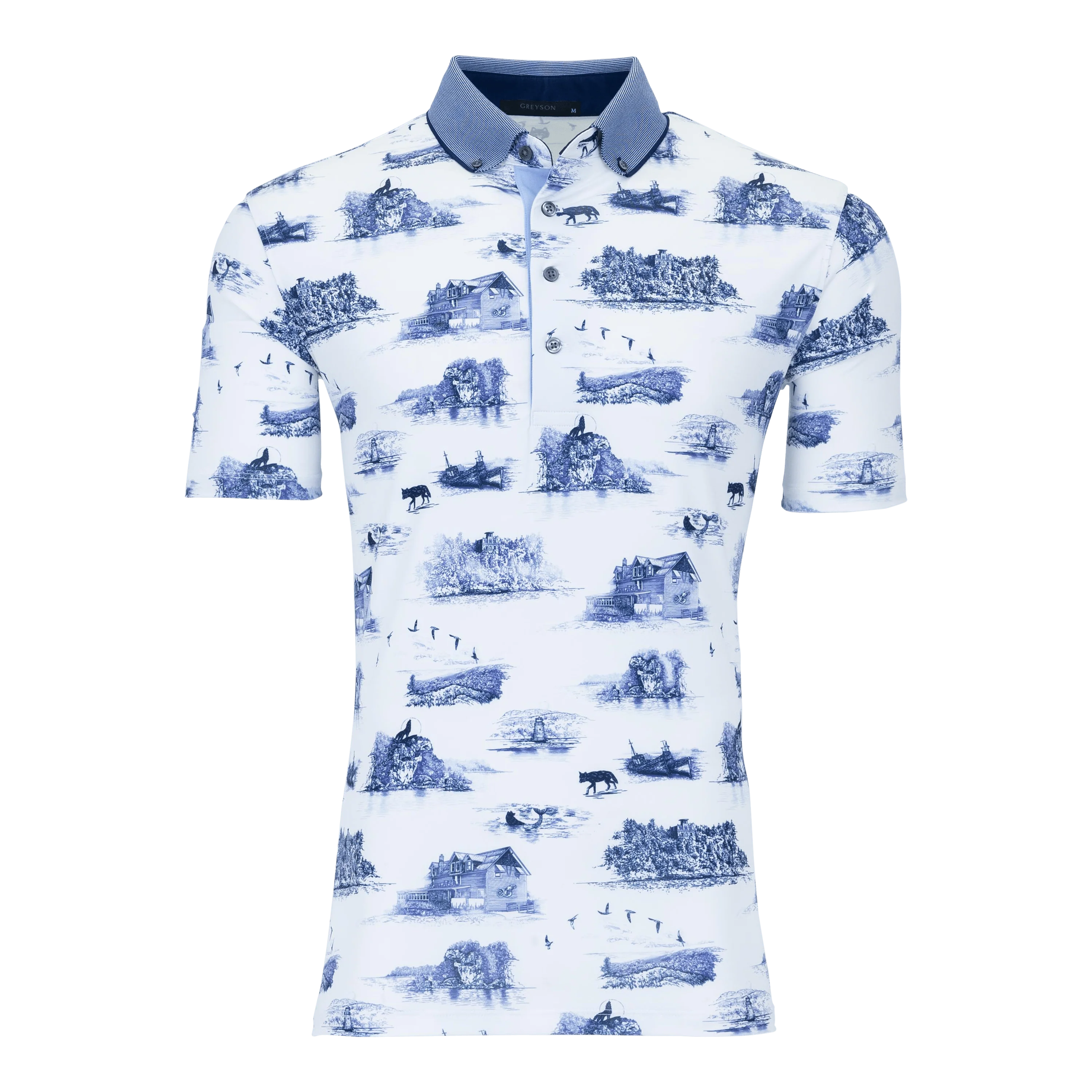 Lake Champlain Toile Polo