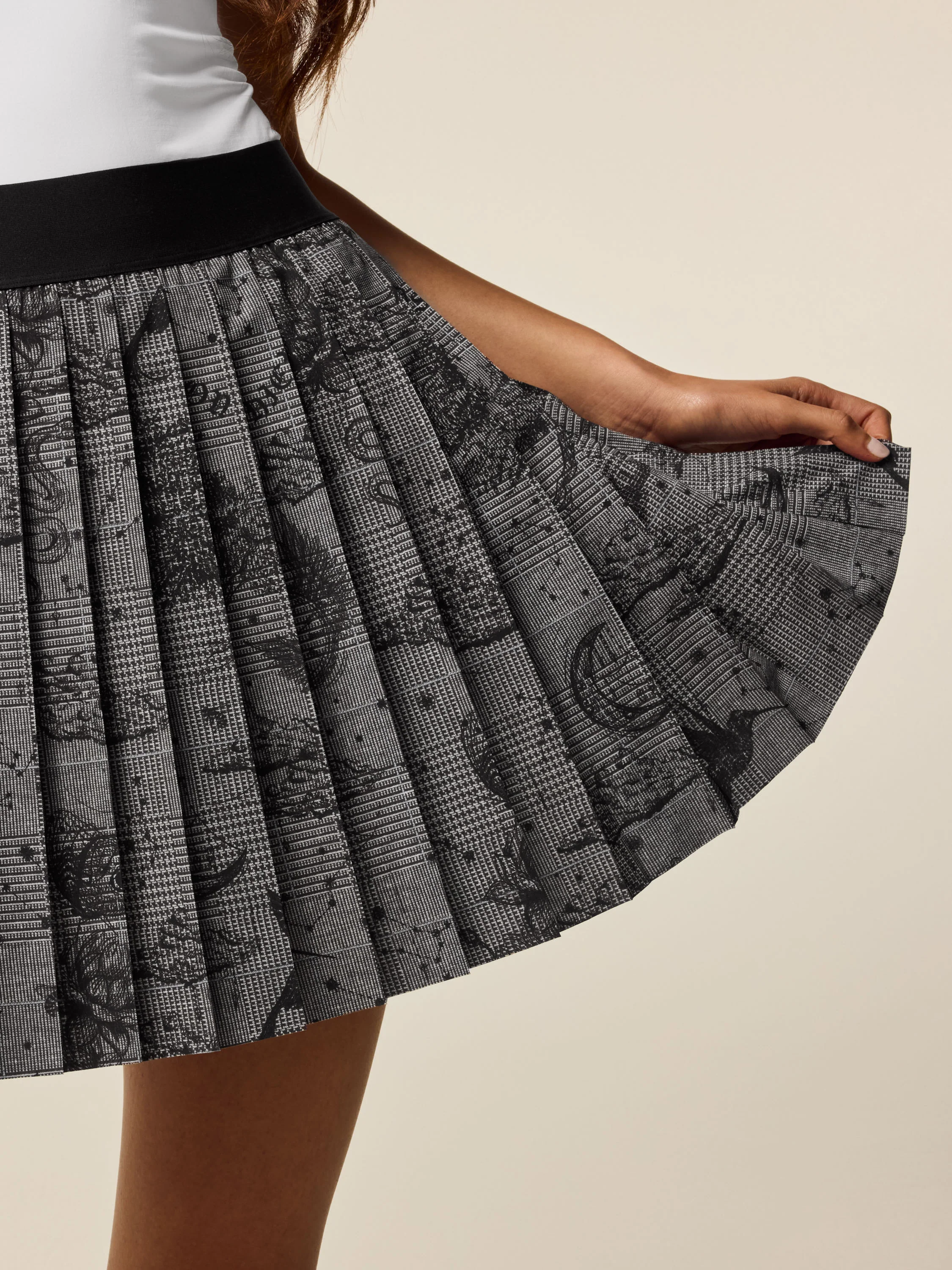 Leo Moon Diamond Plaid Skirt - Image 4