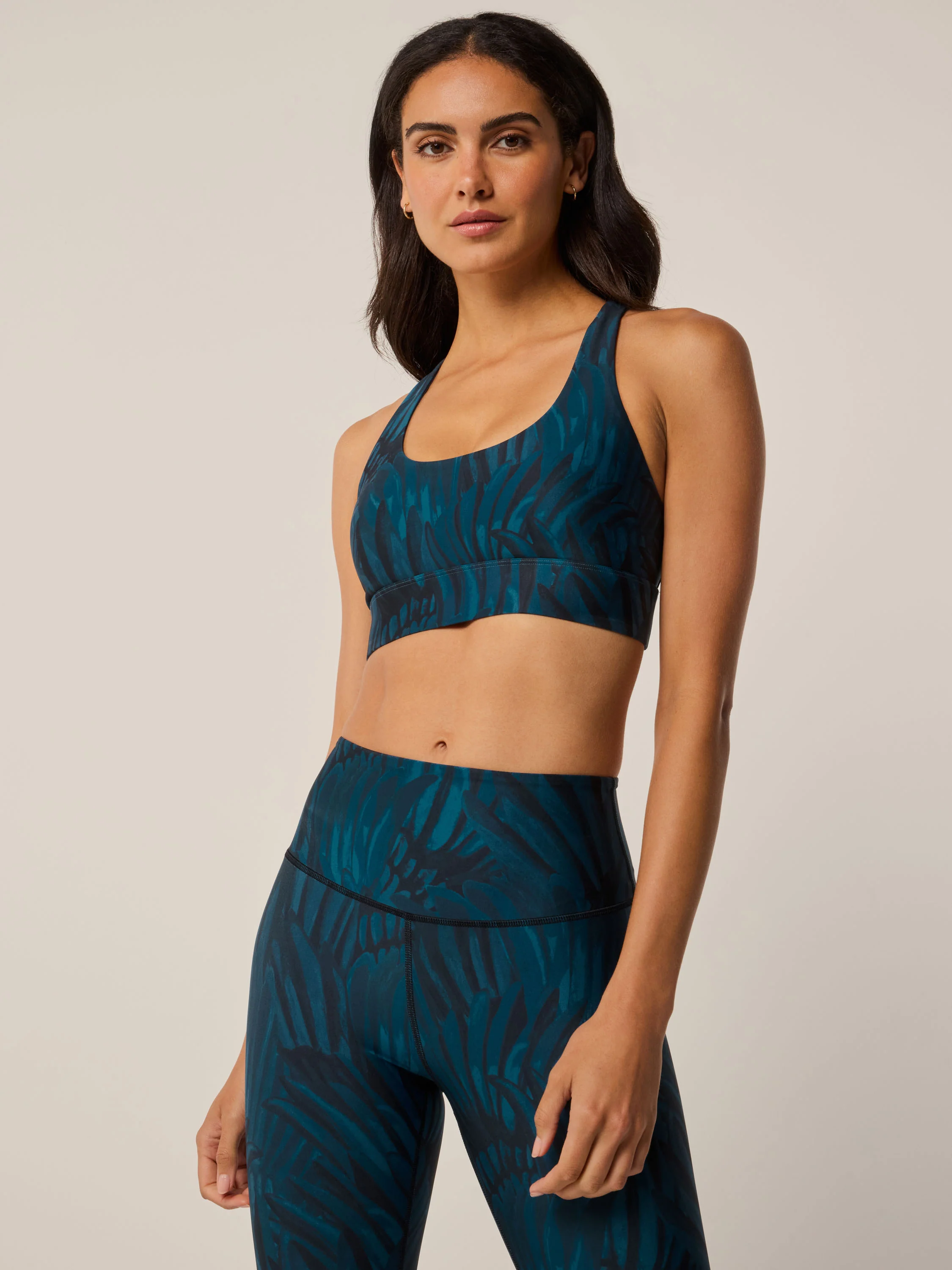 Luna Camo Feather Sports Bra