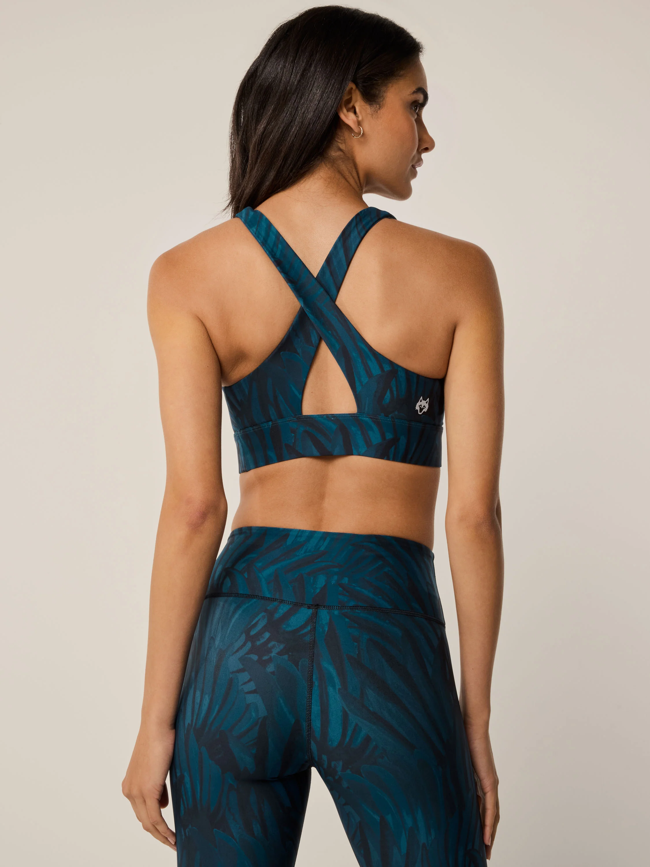 Luna Camo Feather Sports Bra - Image 2