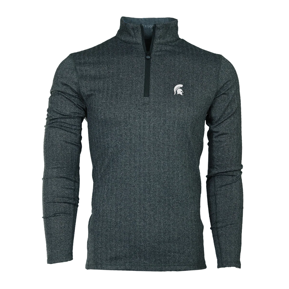 Michigan State Spartan Herringbone Tate Quarter-Zip