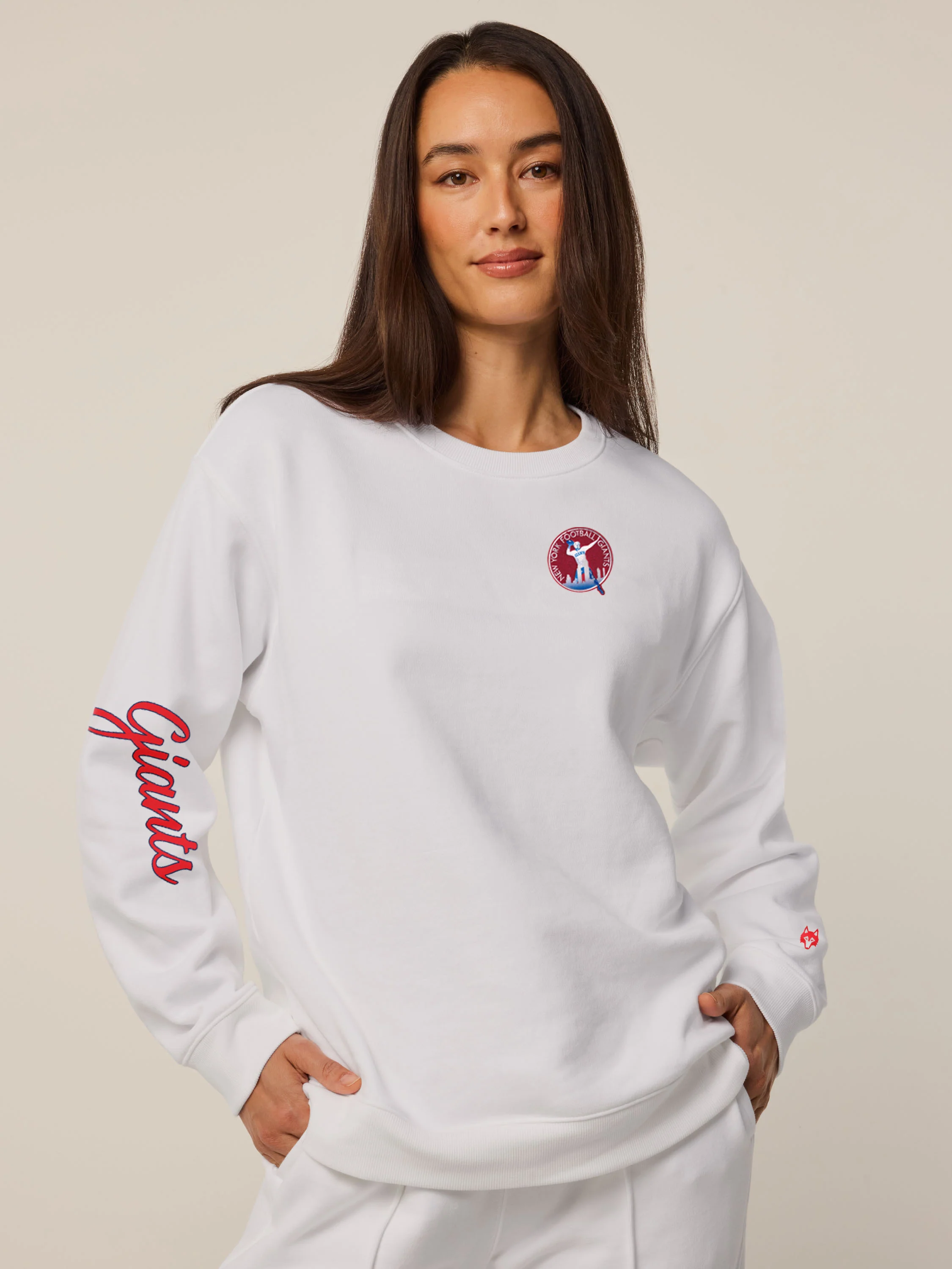 New York Giants Vintage Aspen Crewneck