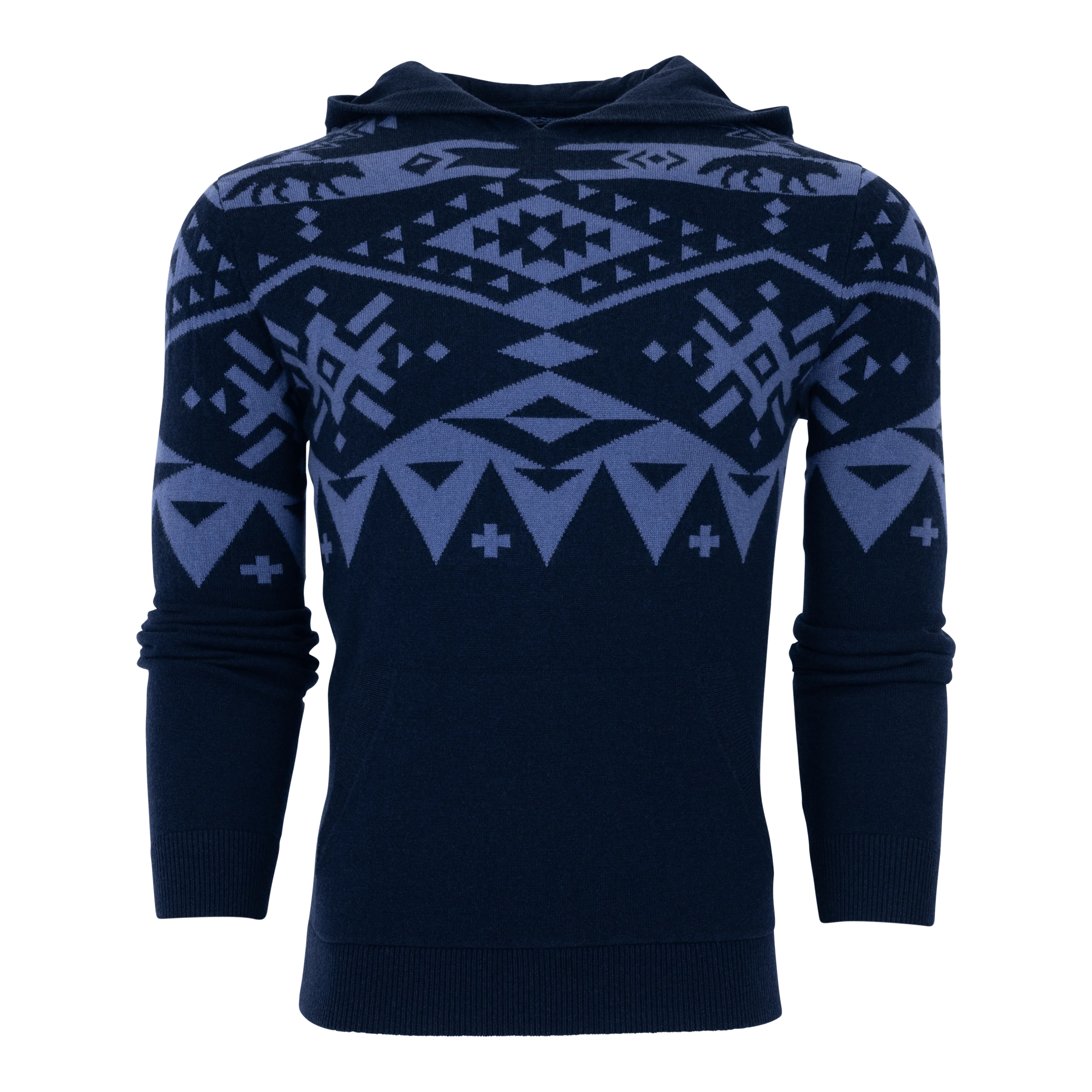 Nordic Fair Isle Sweater Hoodie