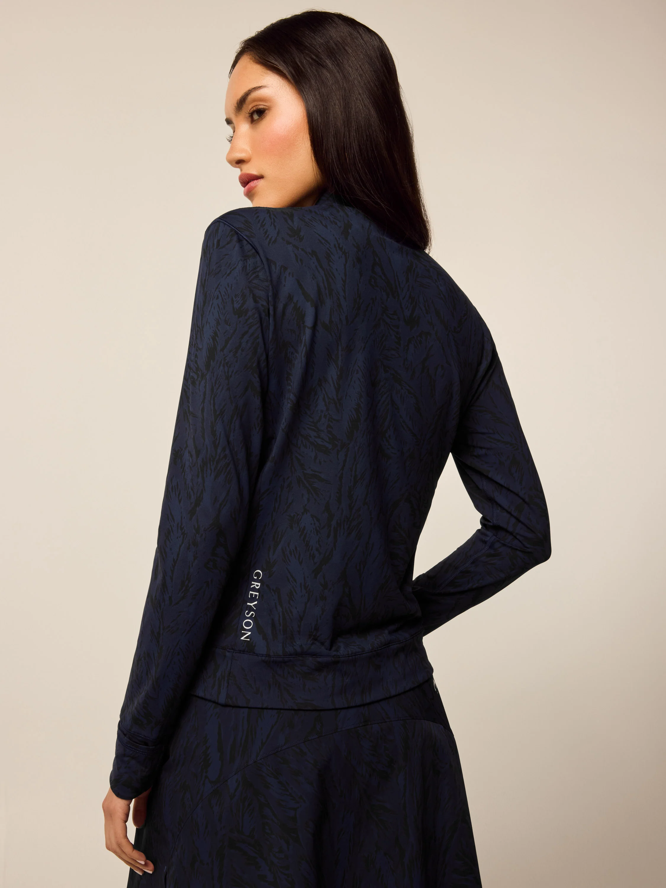 Halley Painted Feather Quarter-Zip - Image 2