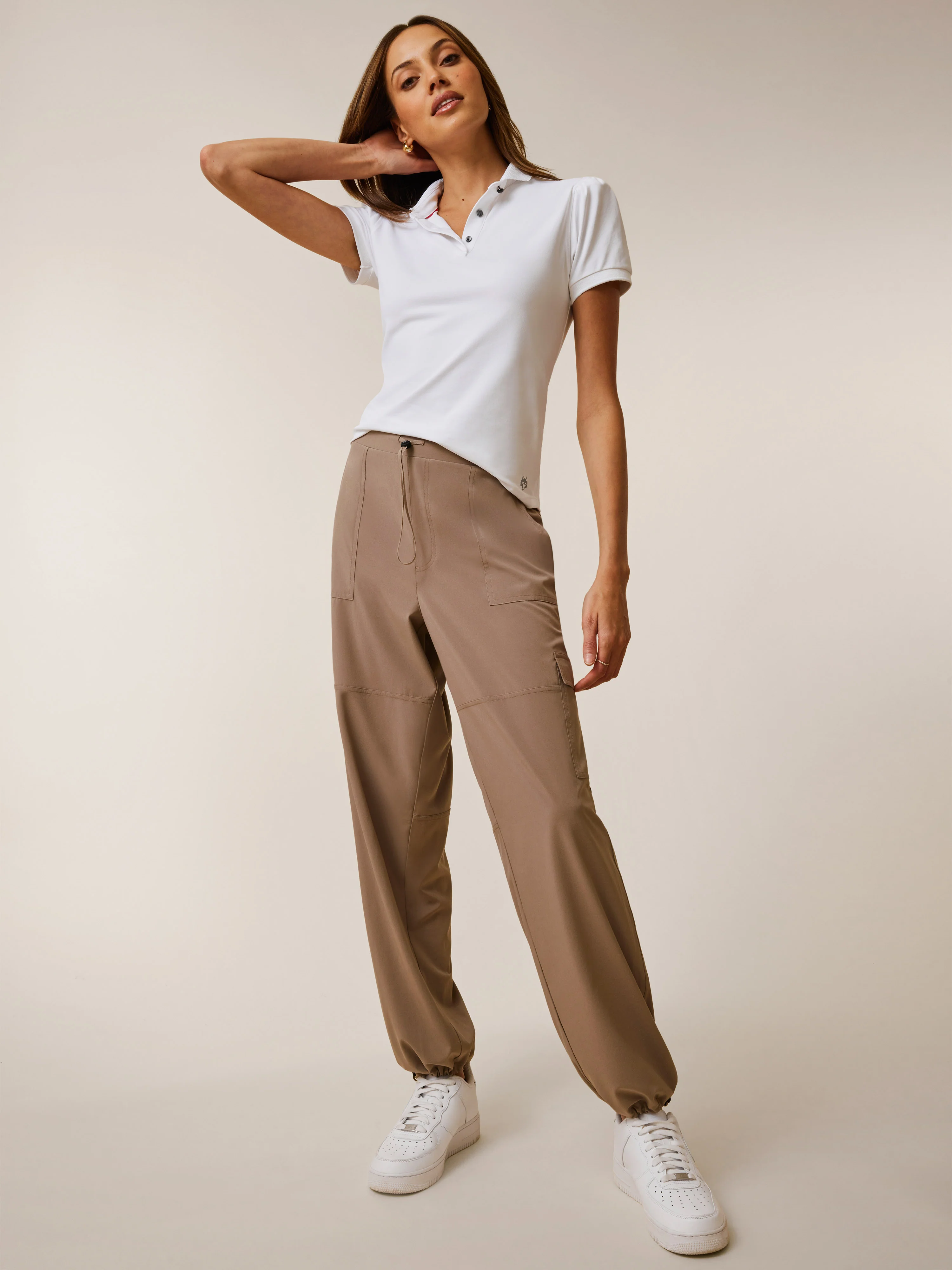 Pique Puff Sleeve Polo - Image 3
