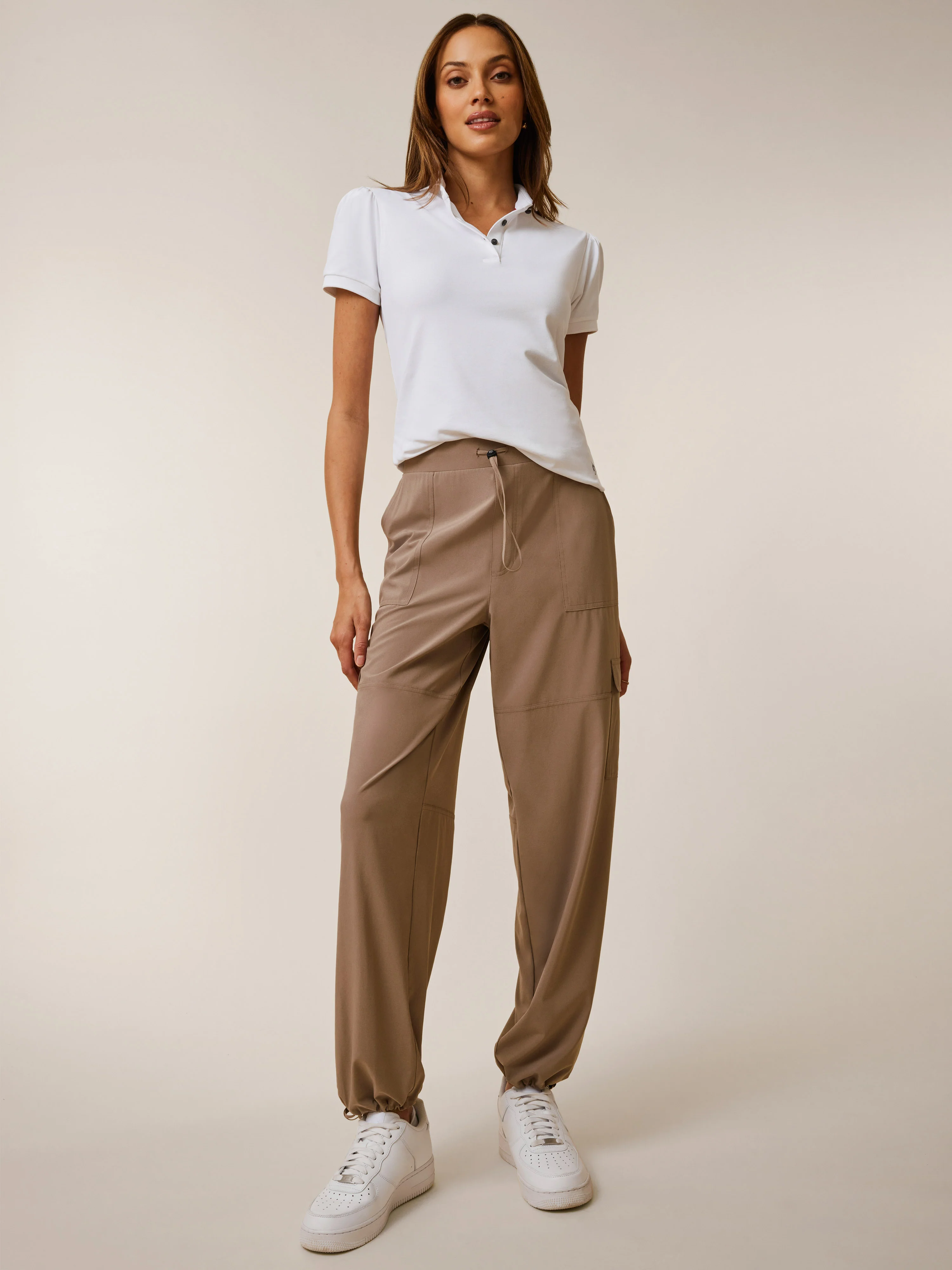 Pique Puff Sleeve Polo - Image 4