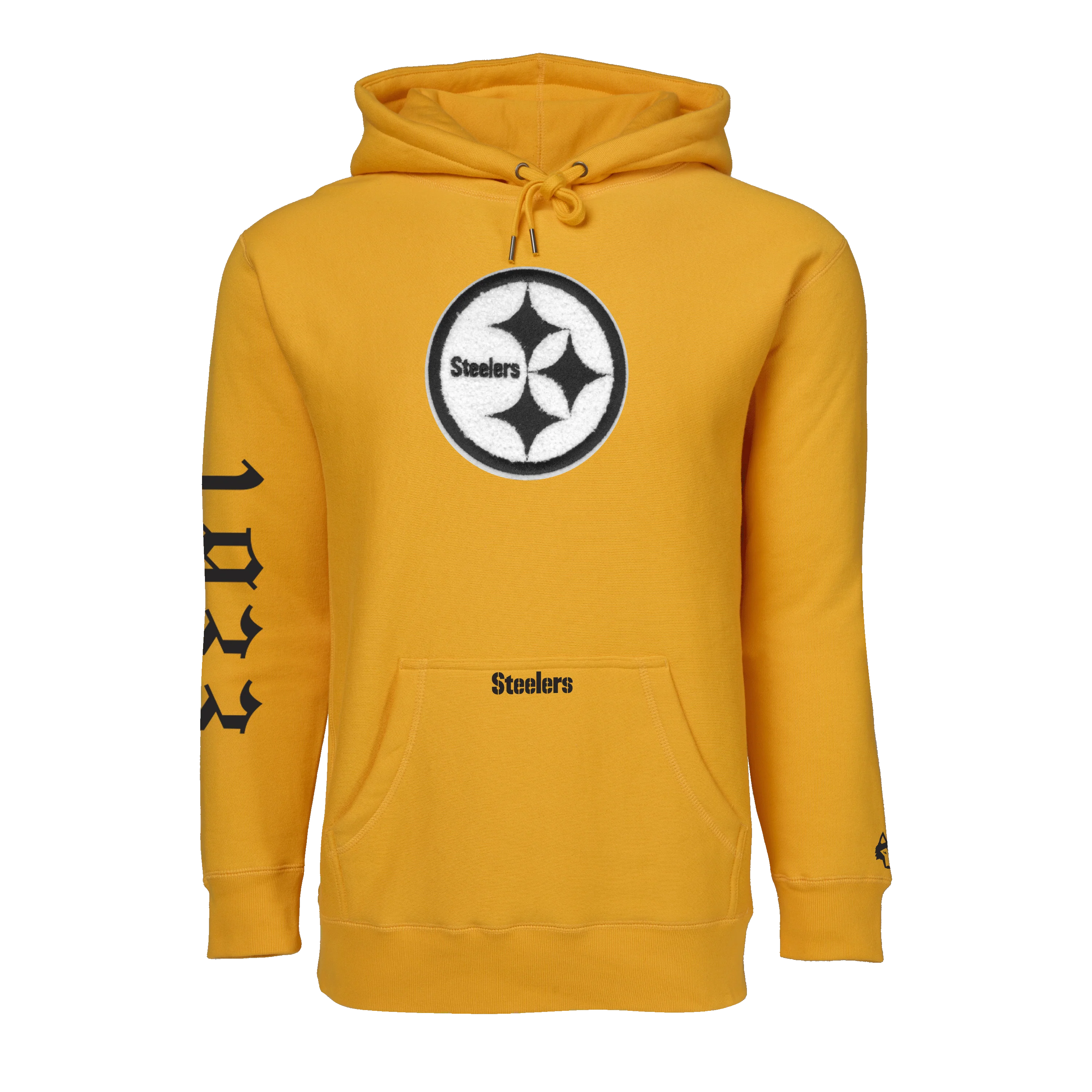 Pittsburgh Steelers Circle Patch Fireside Hoodie