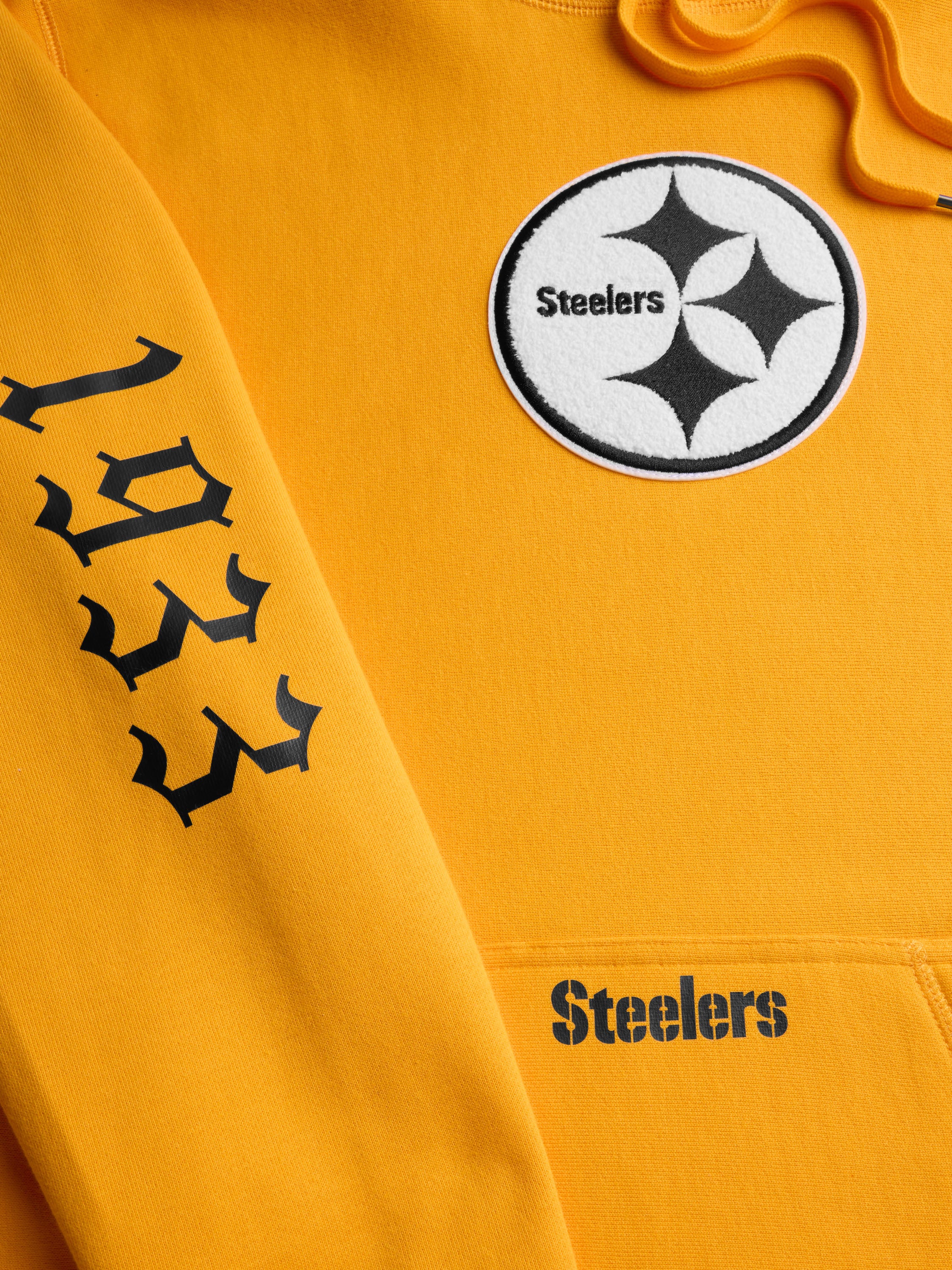 Pittsburgh Steelers Circle Patch Fireside Hoodie - Image 6