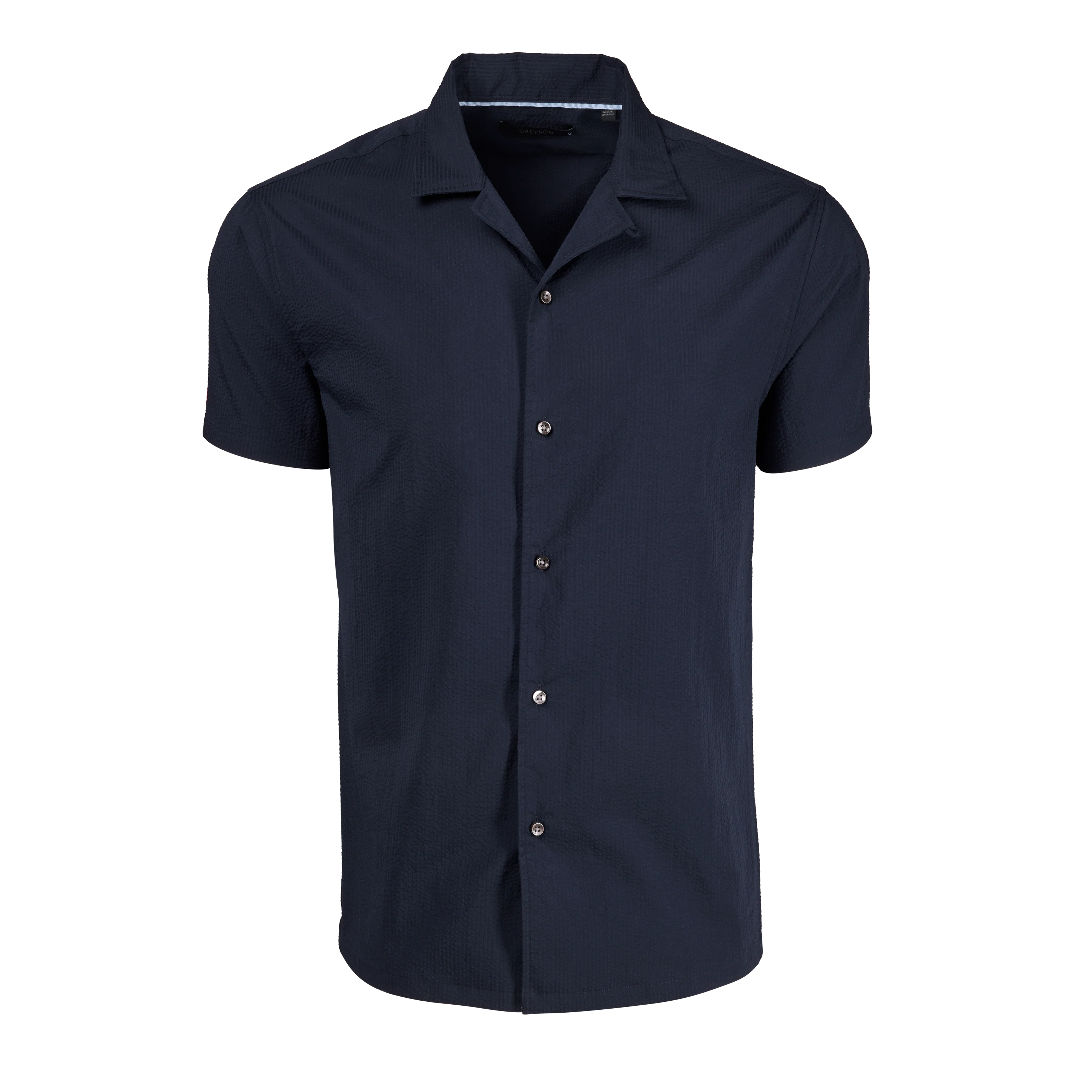 Rhodes Seersucker Camp Shirt