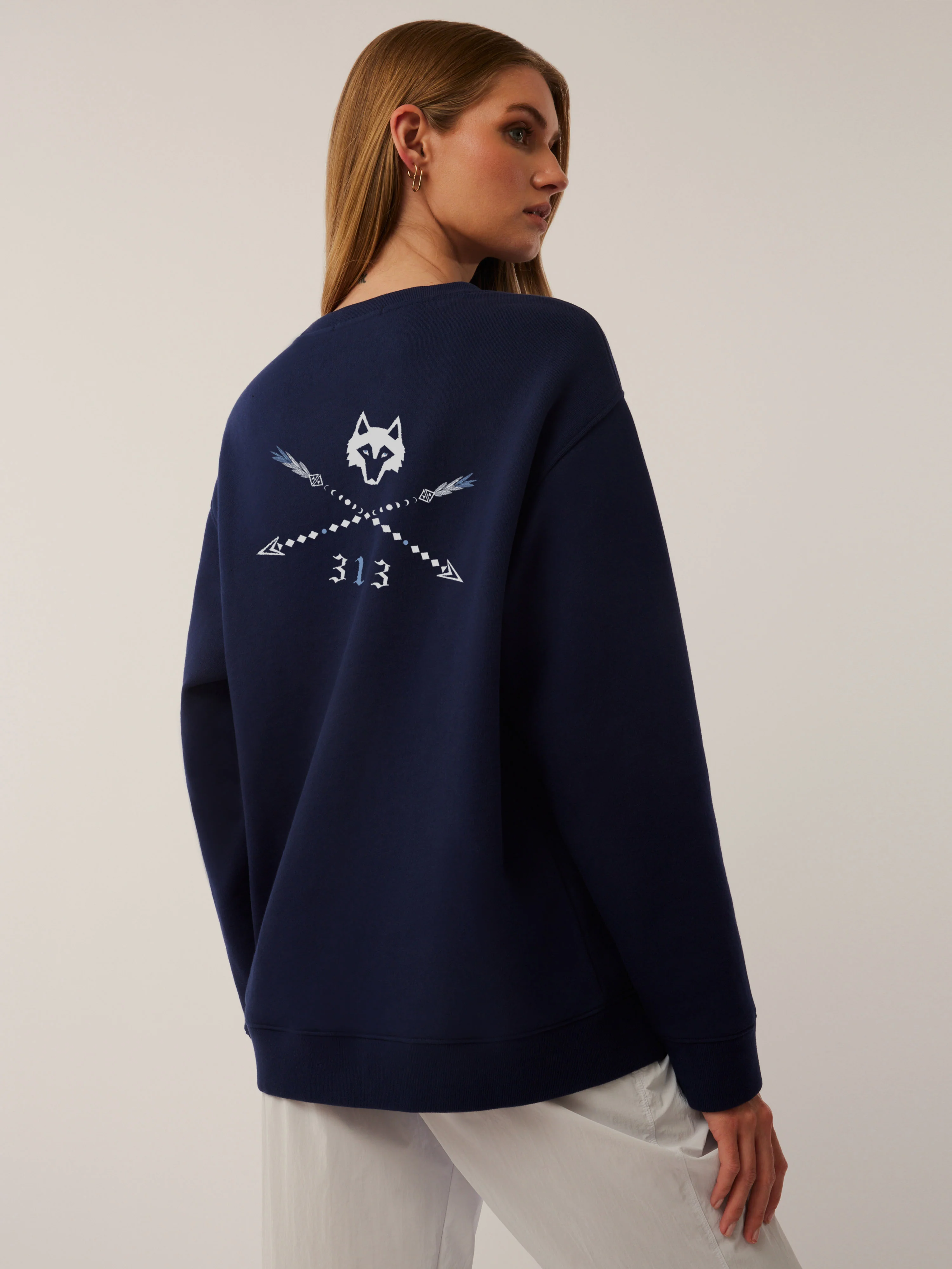 Aspen Where The Wolves Are Crewneck - Image 2